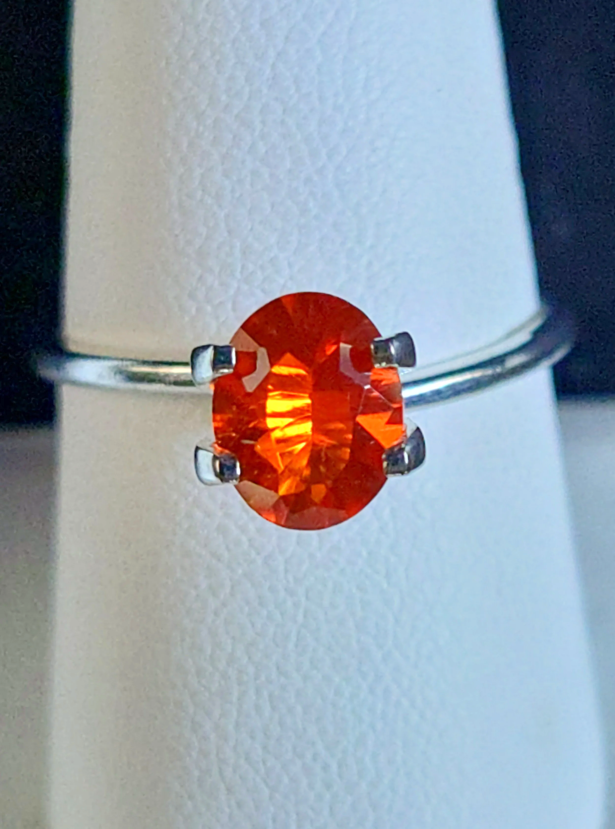 Genuine Fire Opal .84ct from TheCoveAtFoxHollow.com