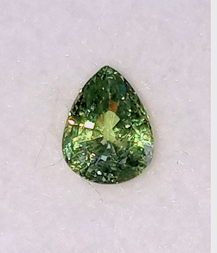 Genuine Green Dragon Mine Precious Demantoid Garnet .67ct from TheCoveAtFoxHollow.com