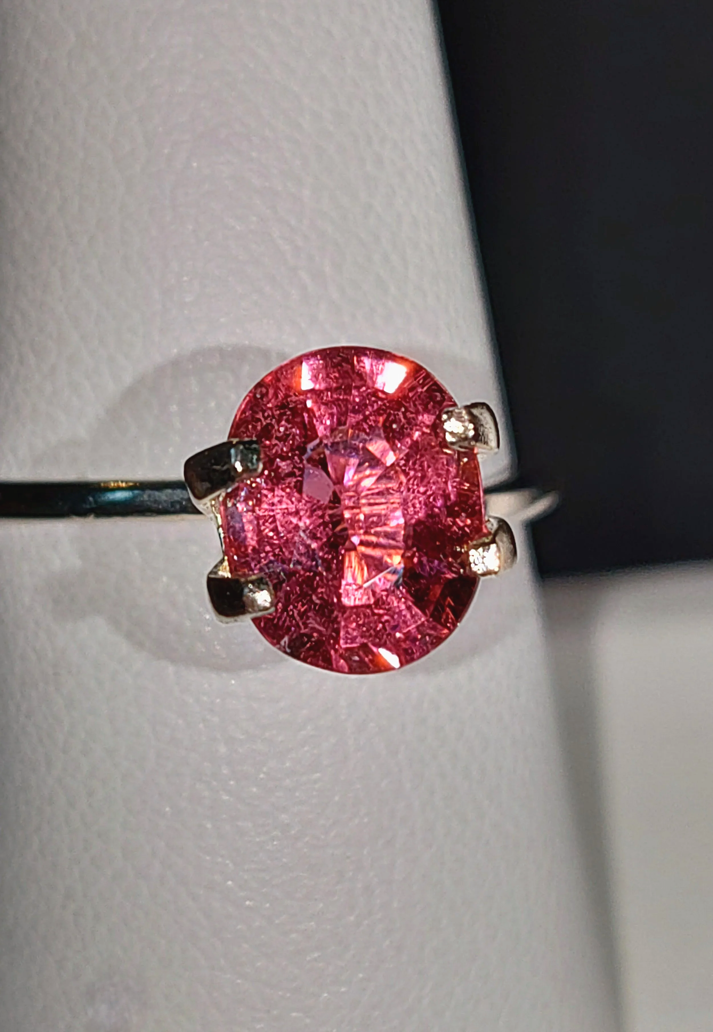 Genuine Neon Hot Pink Titanium Tourmaline 1.90ct from TheCoveAtFoxHollow.com