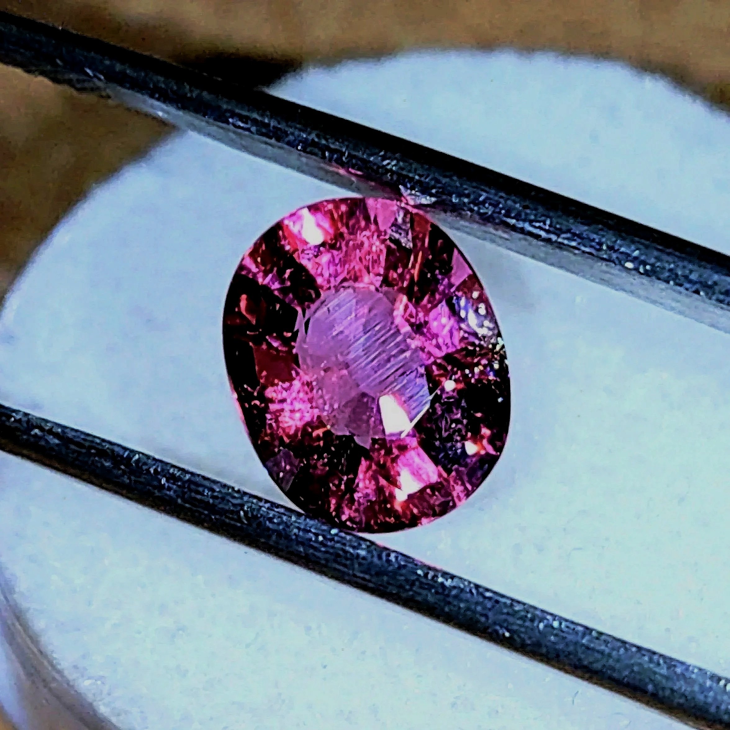 Genuine Neon Hot Pink Titanium Tourmaline 1.90ct TheCoveAtFoxHollow.com