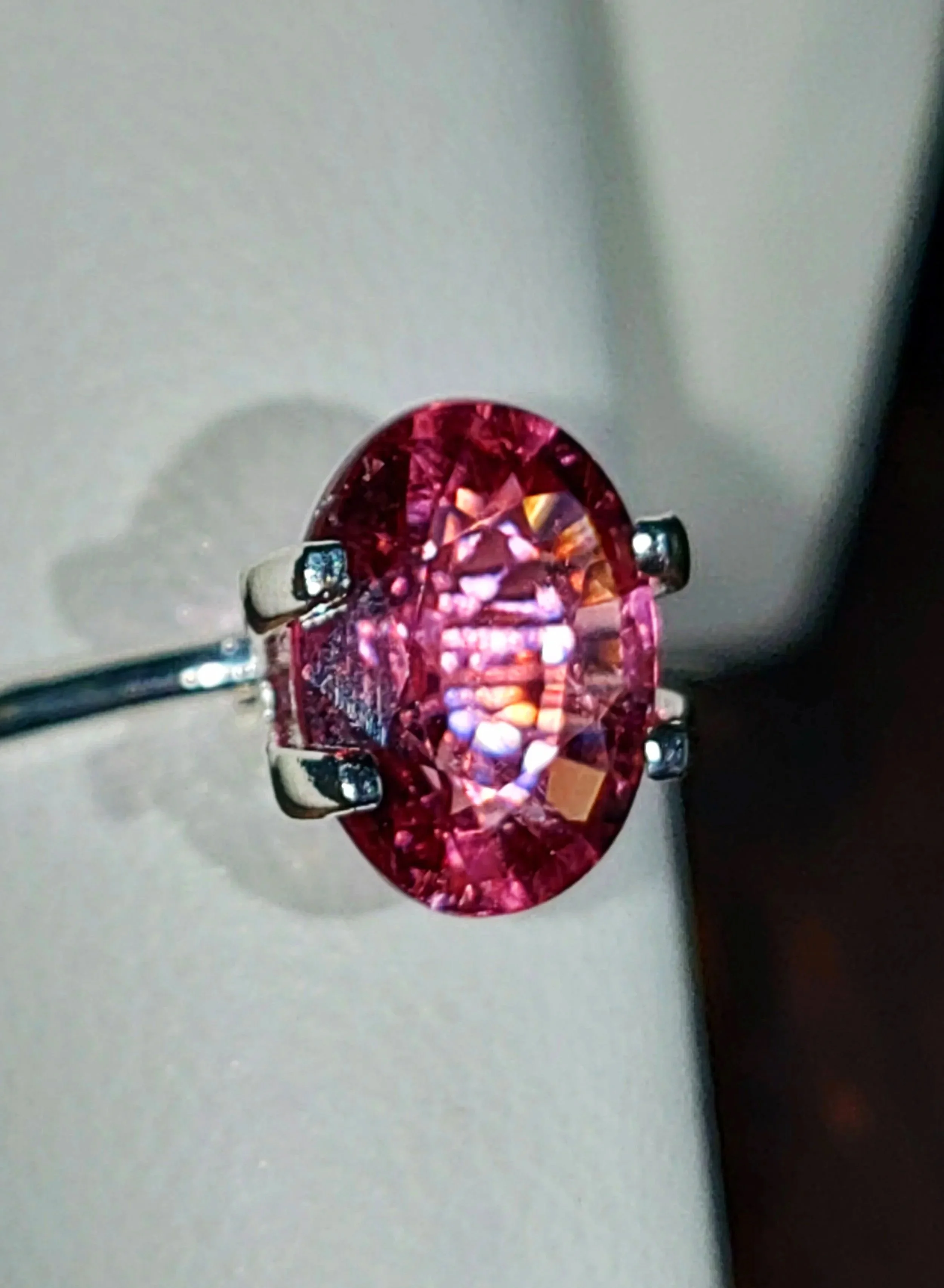 GIA Certified Genuine Pink Cuprian Tourmaline 1.75ct from TheCoveAtFoxHollow.com