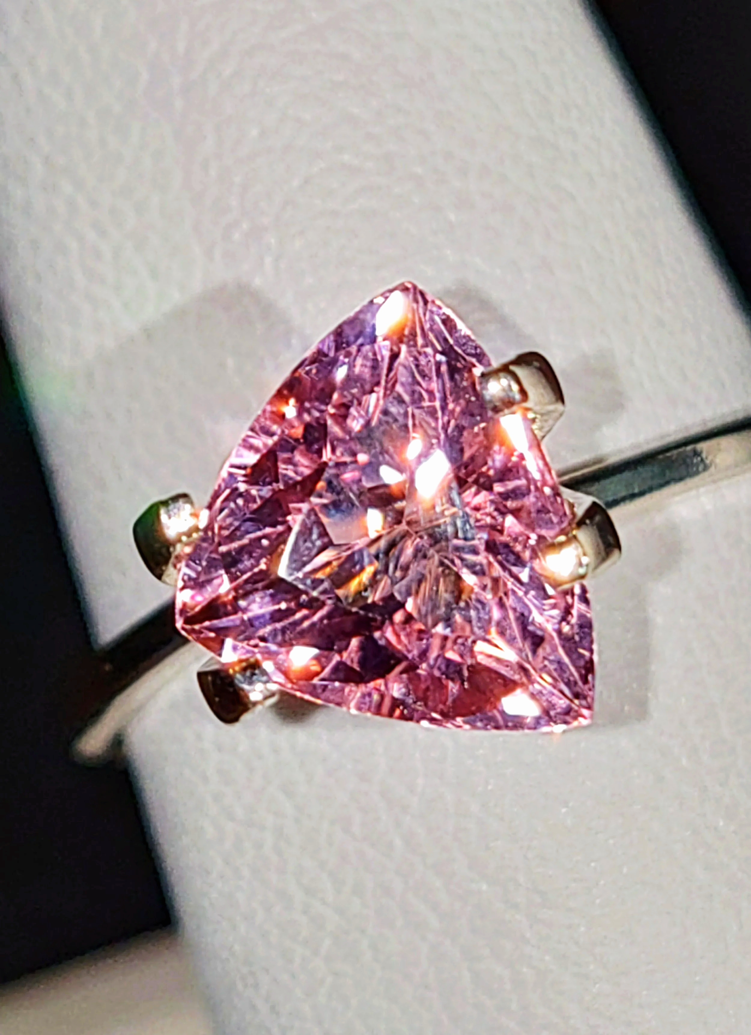 GIA Certified Genuine Neon Pink Titanium Tourmaline 2.14ct from TheCoveAtFoxHollow.com
