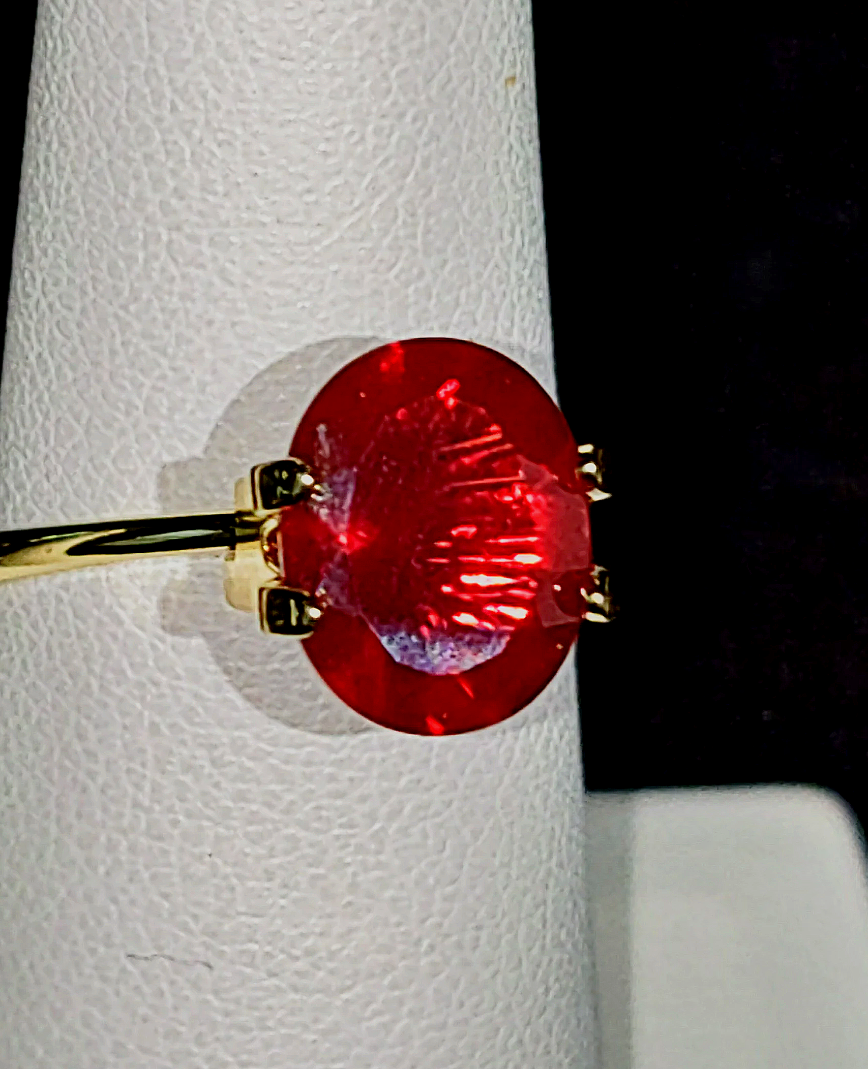 Genuine Red Andesine 2.15ct from TheCoveAtFoxHollow.com