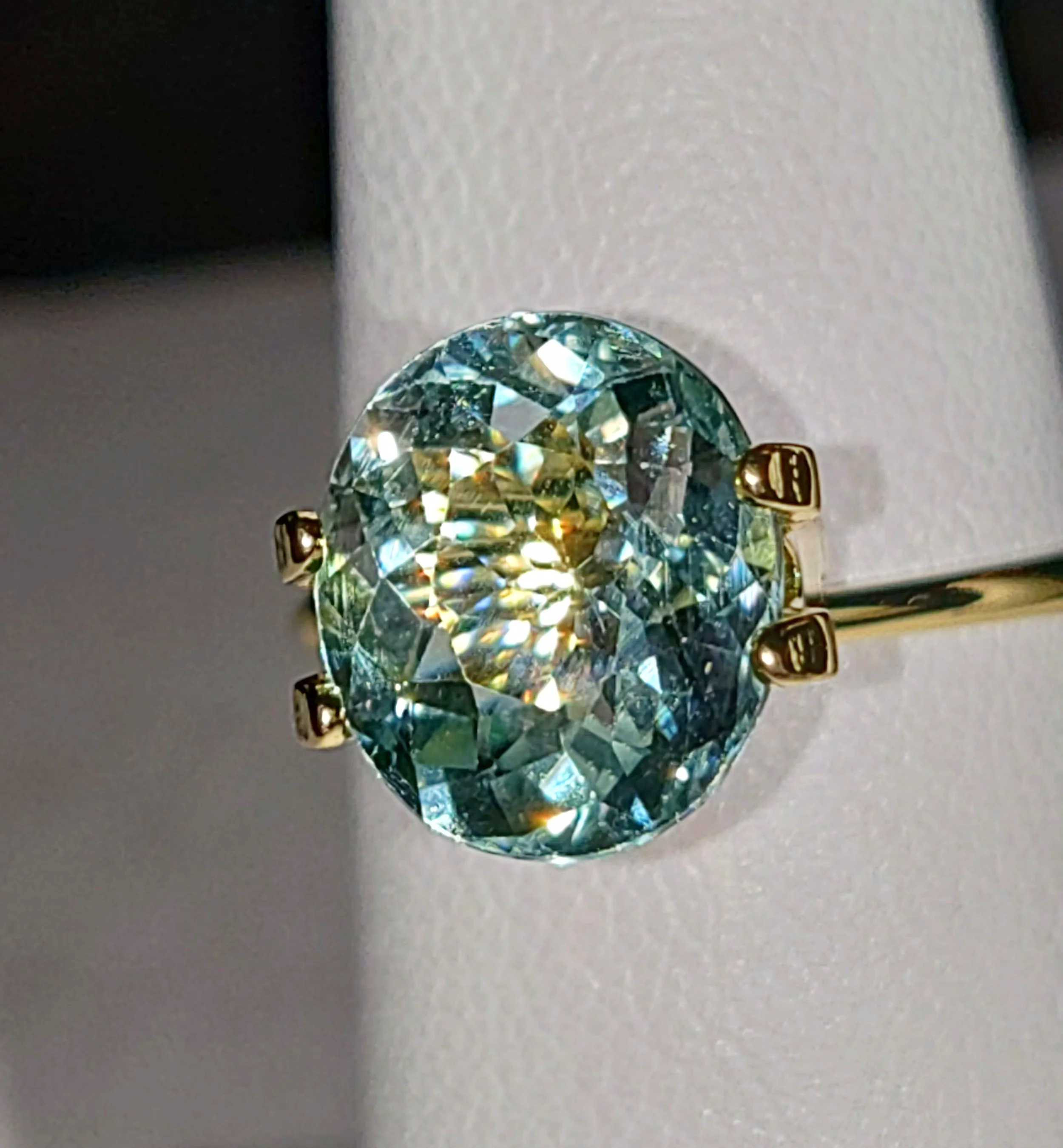 Genuine Neon Seafoam Titanium Tourmaline 3.18ct from TheCoveAtFoxHollow.com