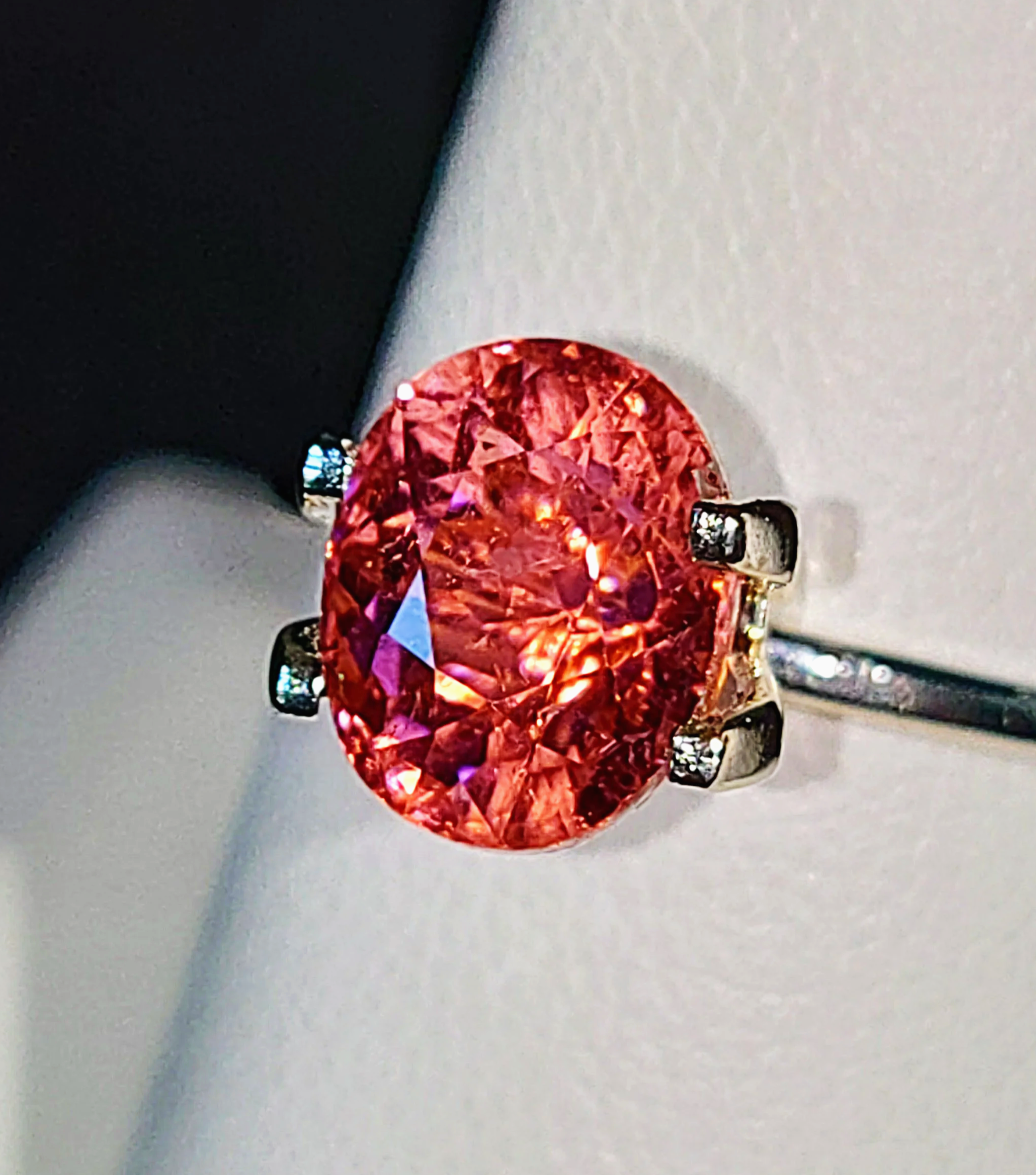Genuine Neon Hot Pink Titanium Tourmaline 2.58ct TheCoveAtFoxHollow.com