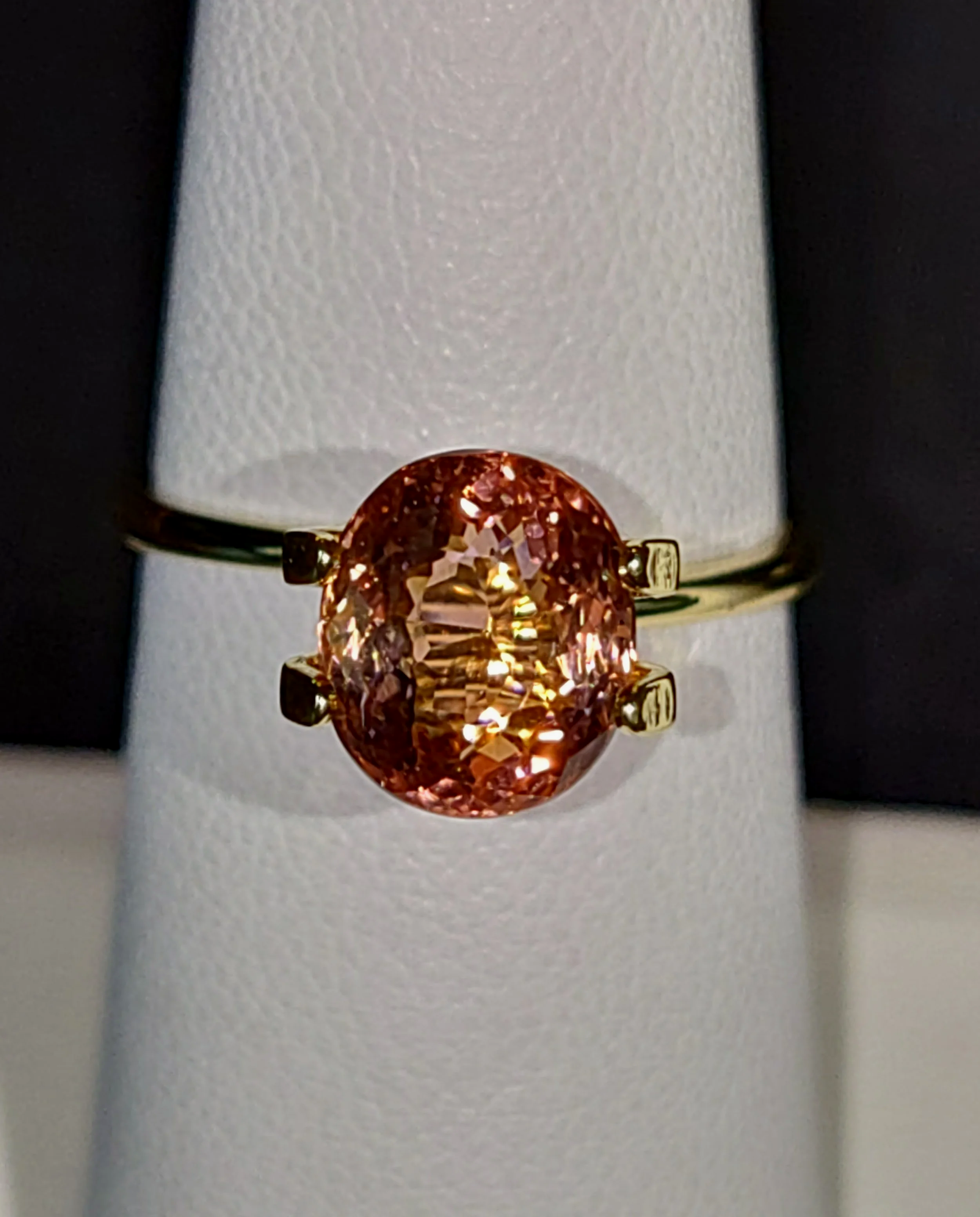 Neon Pink Orange Titanium Tourmaline 2.50ct