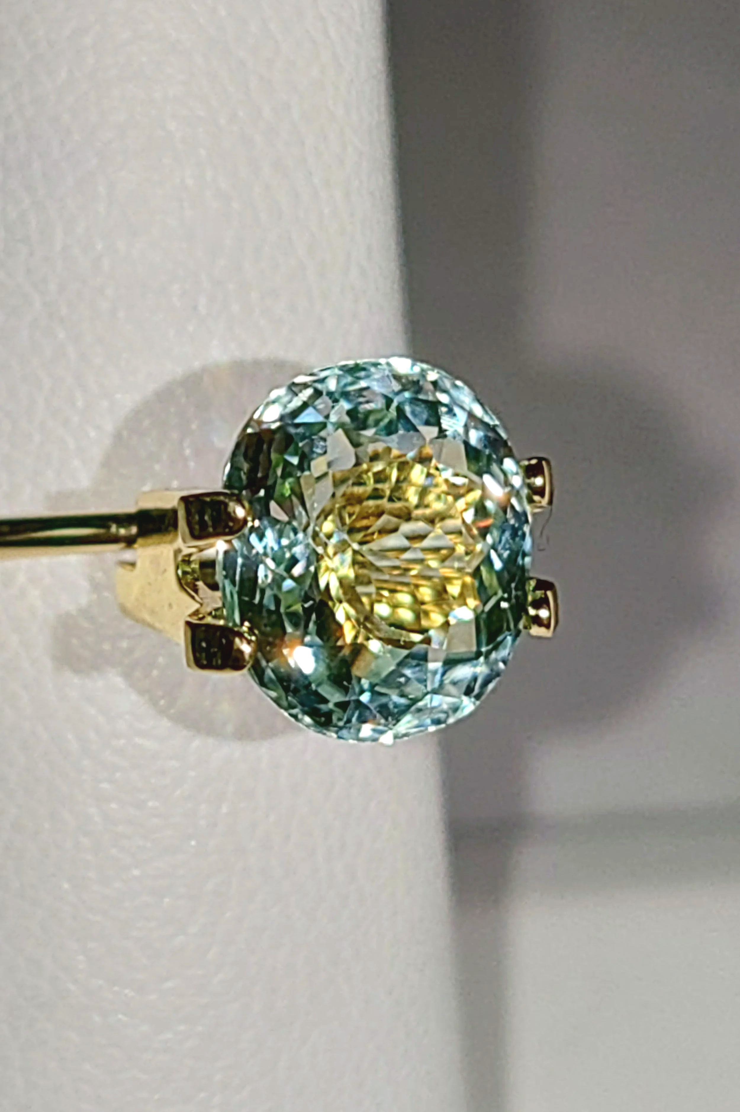 Genuine Neon Aqua Blue Titanium Tourmaline 2.94ct - TheCoveAtFoxHollow.com