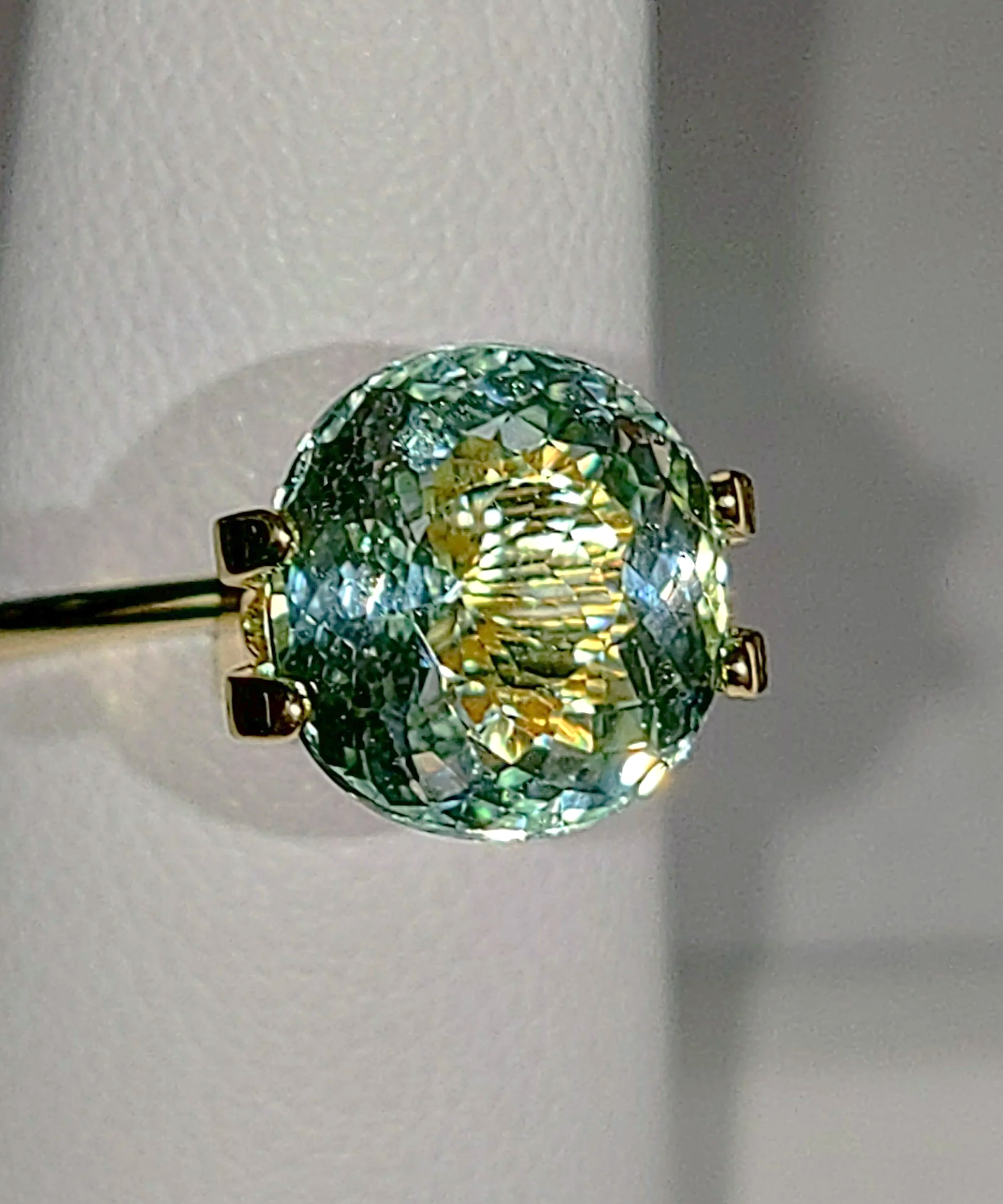Genuine Neon Seafoam Titanium Tourmaline 3.18ct from TheCoveAtFoxHollow.com