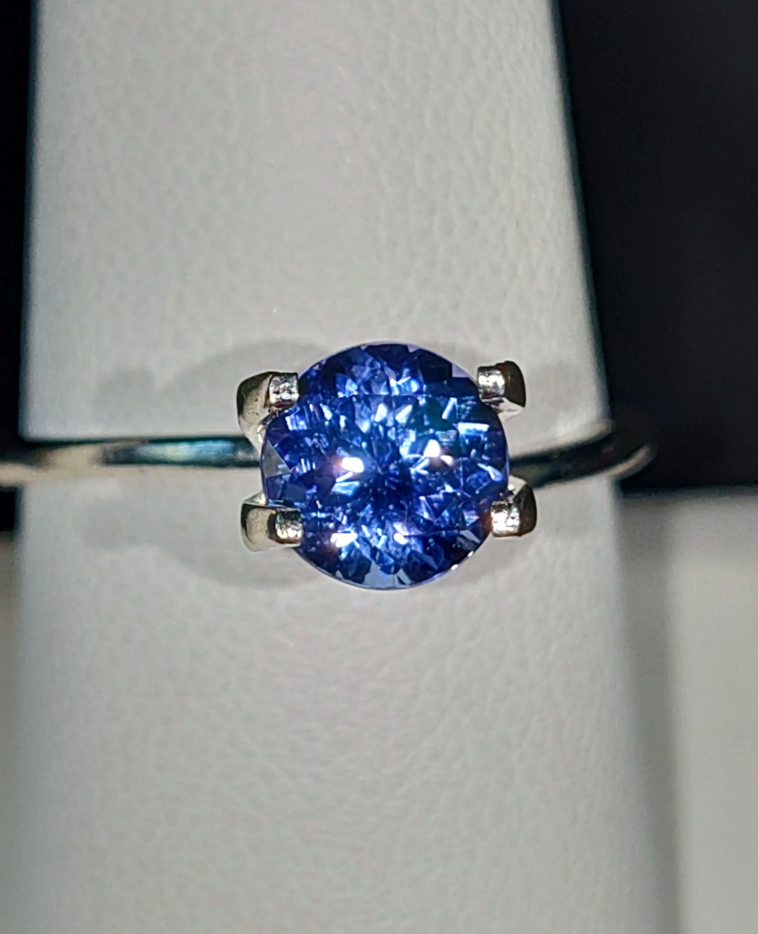 Genuine Tanzanite 1.29ct from TheCoveAtFoxHollow.com