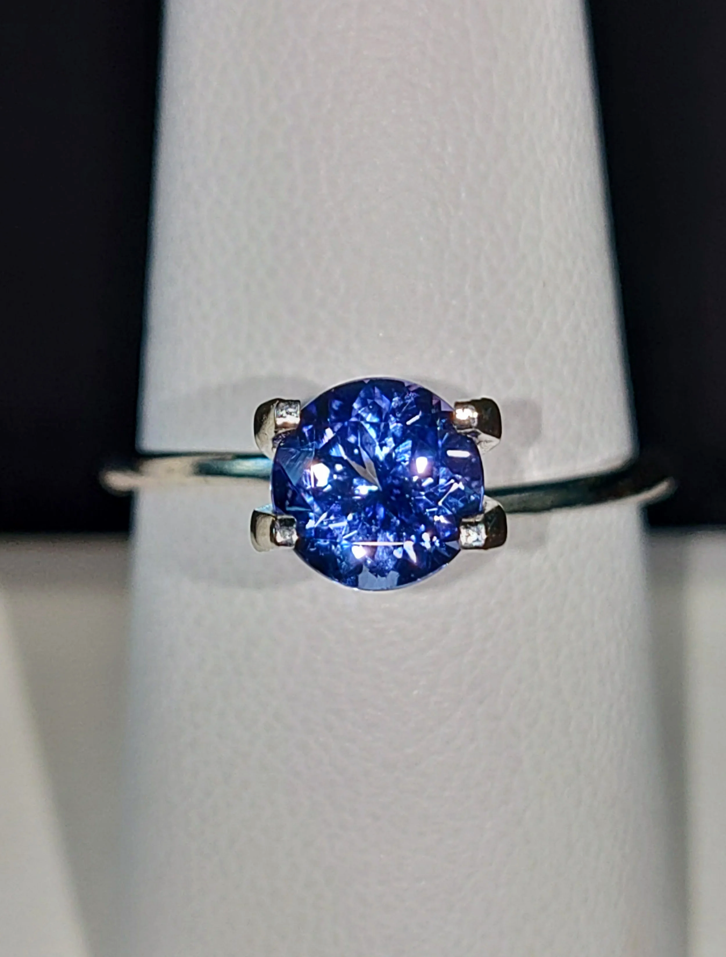 Genuine Tanzanite 1.29ct from TheCoveAtFoxHollow.com