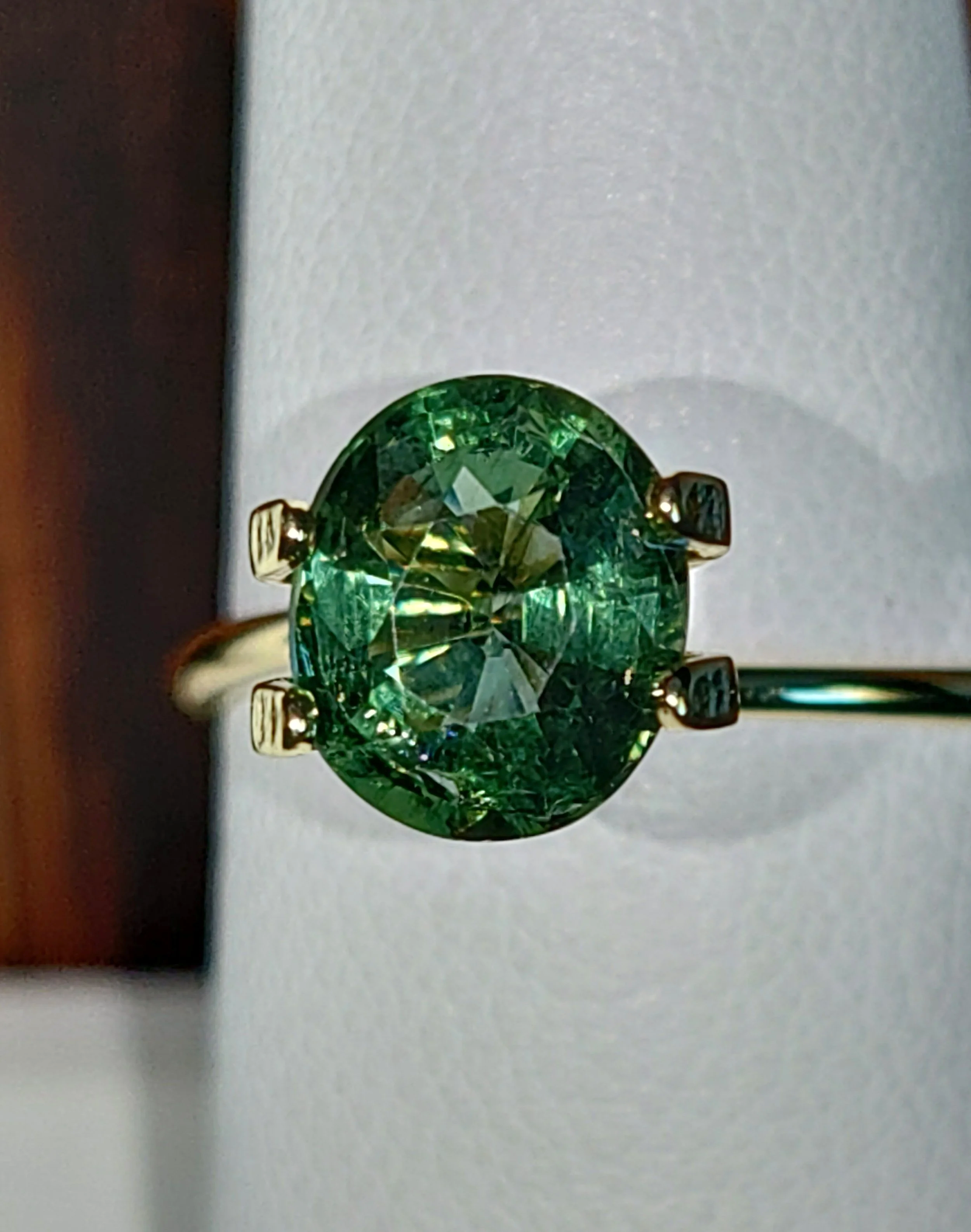 Genuine Unheated Green Apatite 1.70ct from TheCoveAtFoxHollow.com