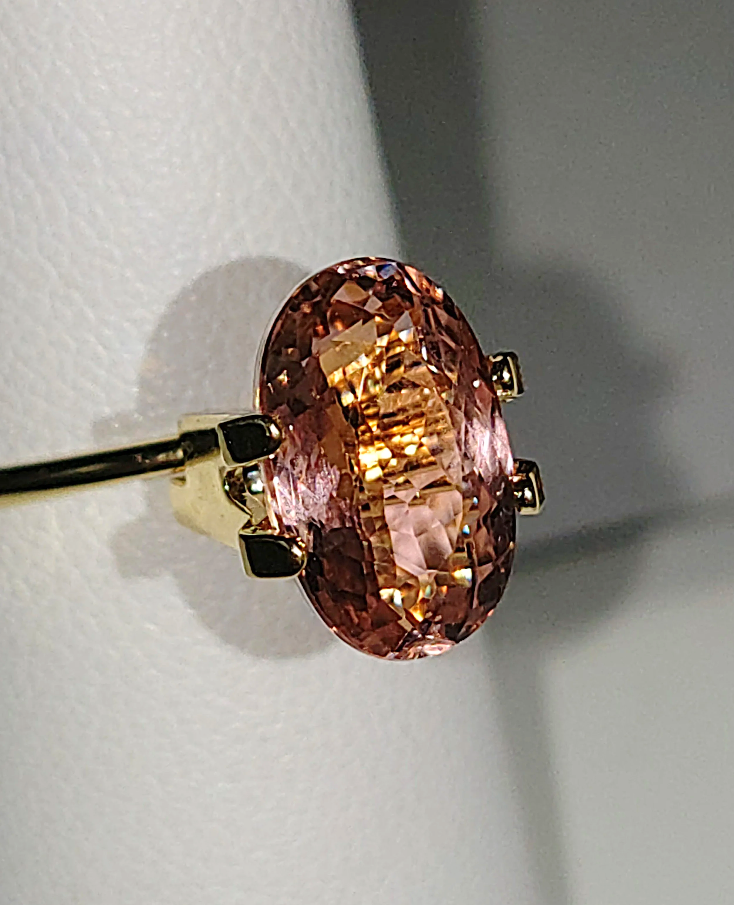 Genuine Neon Orange Pink Titanium Tourmaline 3ct from TheCoveAtFoxHollow.com