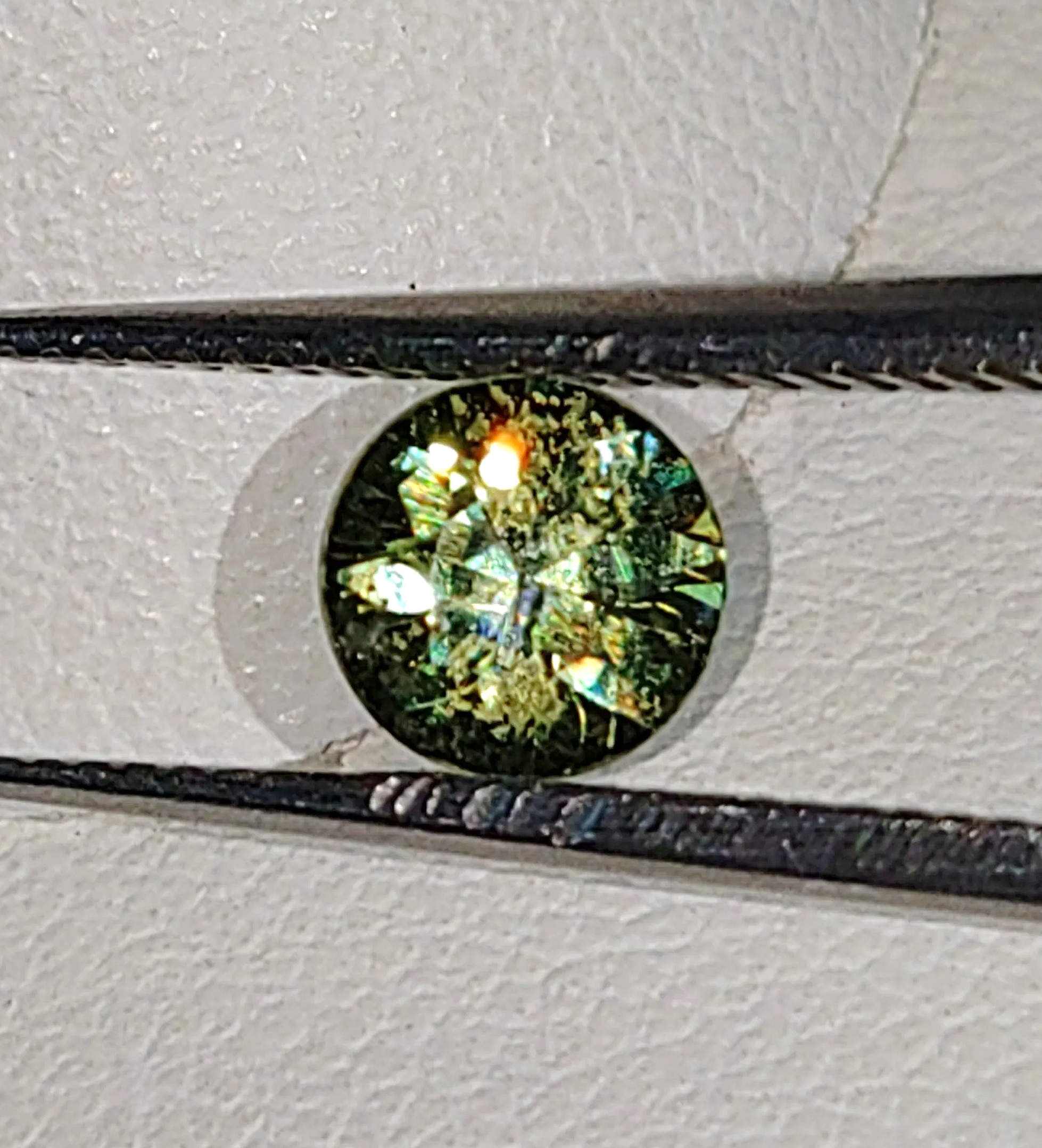 Genuine Green Dragon Mine Precious Demantoid Garnet .54ct from TheCoveAtFoxHollow.com