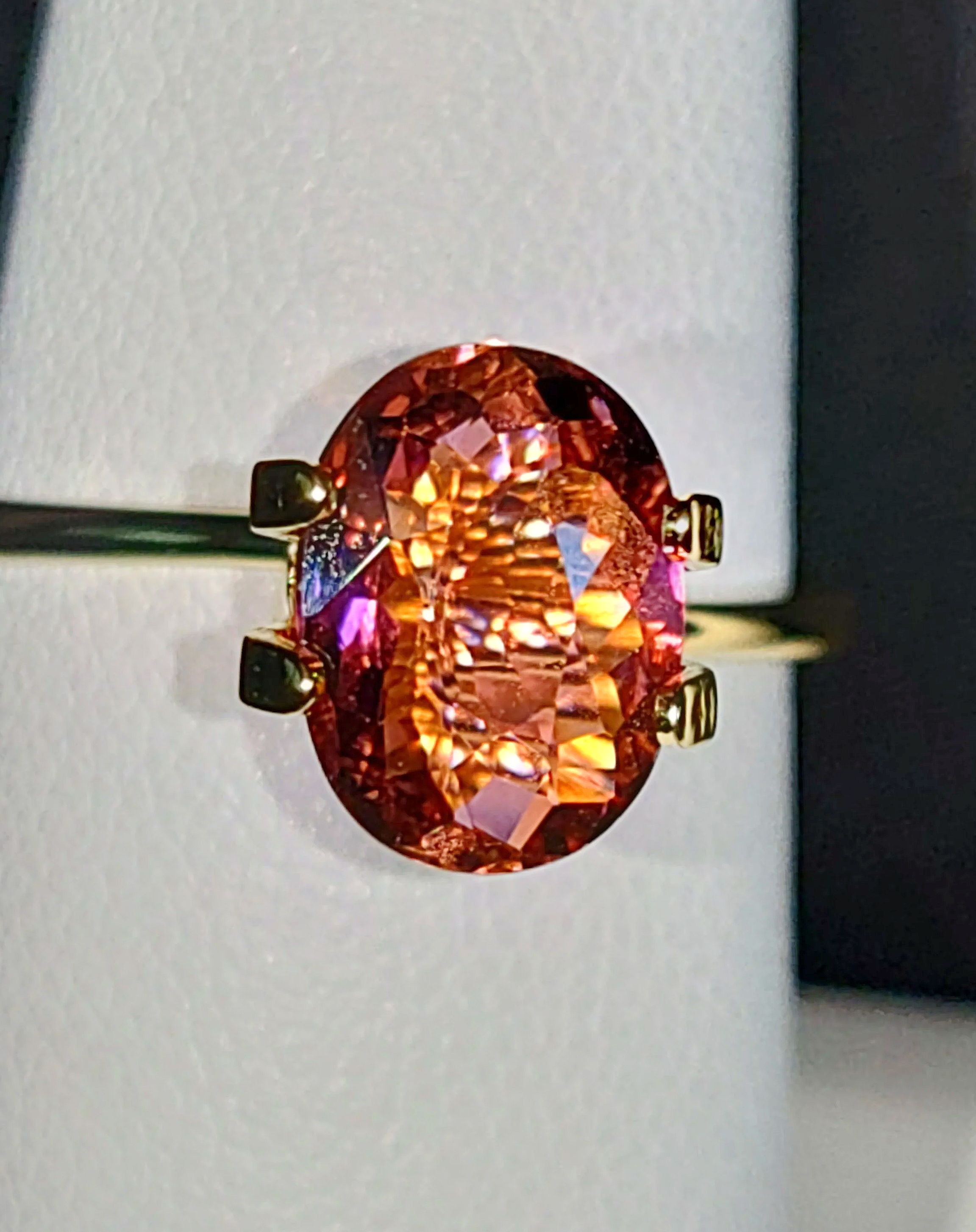 Genuine Neon Hot Pink Titanium Tourmaline 1.74ct from TheCoveAtFoxHollow.com