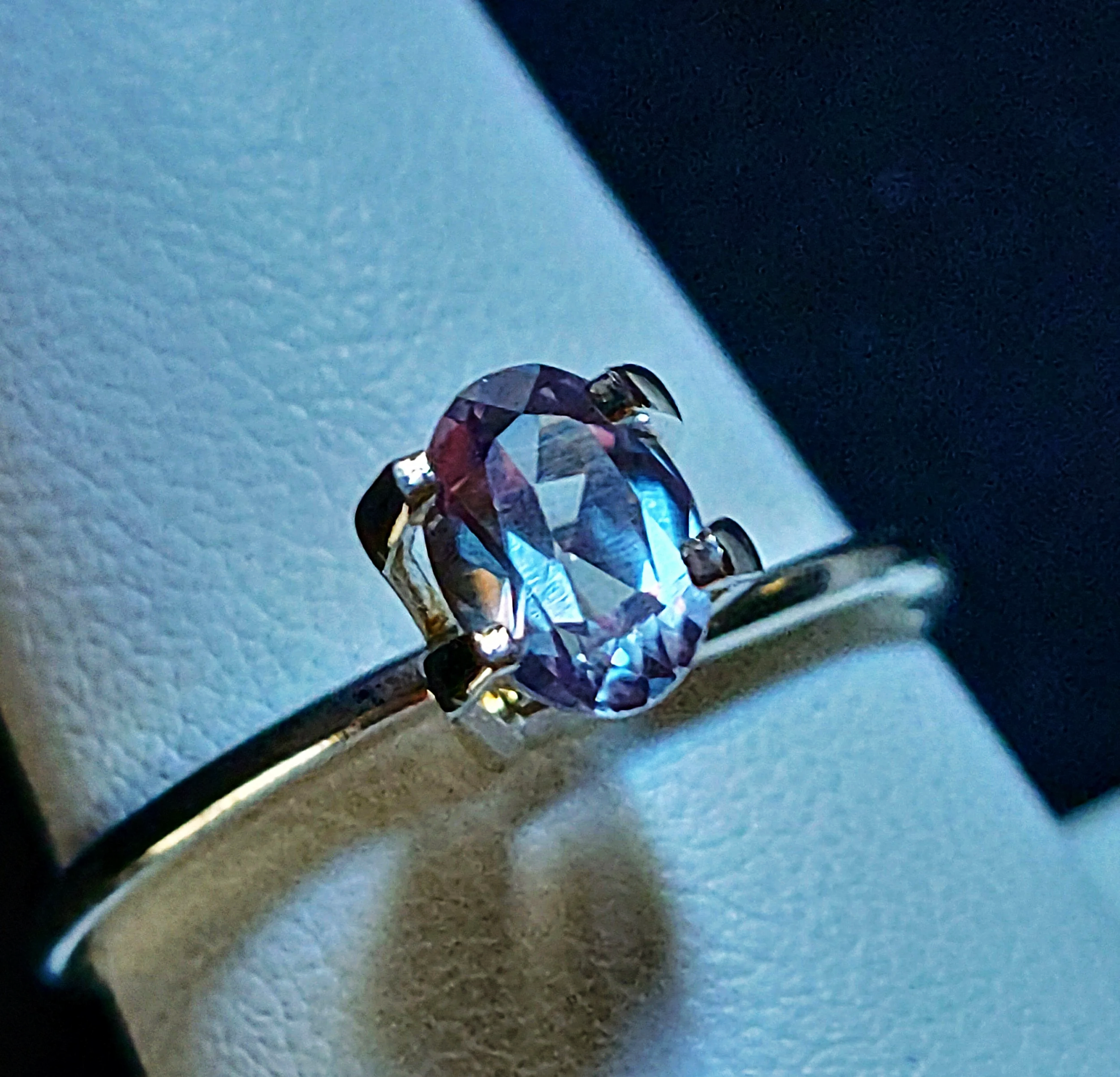 Genuine Alexandrite .87ct from TheCoveAtFoxHollow.com