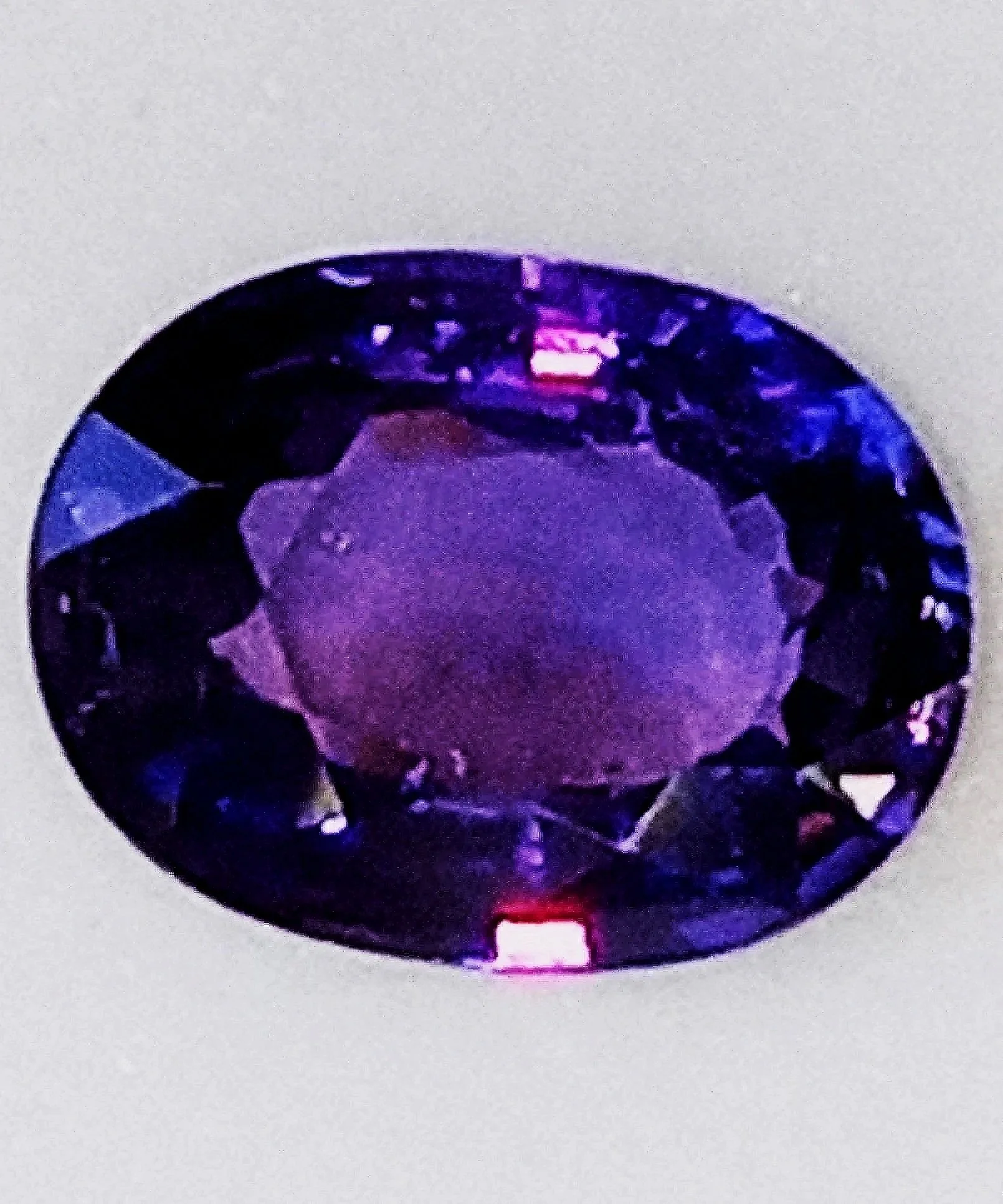 Genuine Ceylon Color Change Sapphire at 1.50ct from TheCoveAtFoxHollow.com