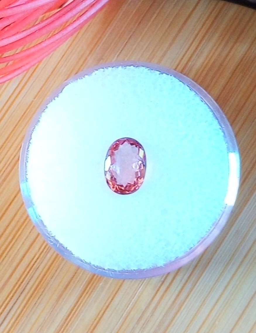 Genuine Orange Pink Padparadscha Tourmaline 1.25ct from thecoveatfoxhollow.com