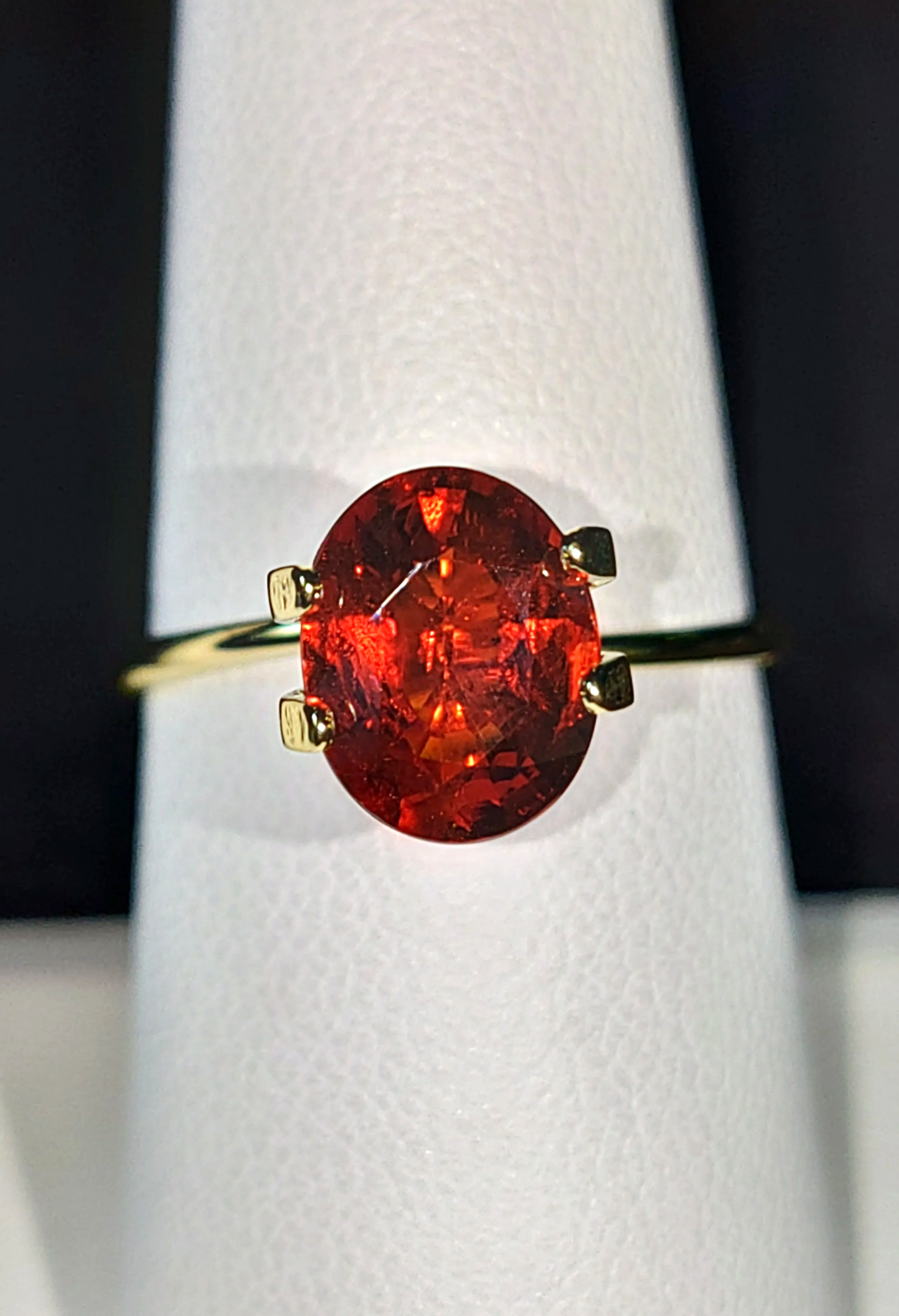 Genuine Red Spessartite Garnet 2.35ct from TheCoveAtFoxHollow.com