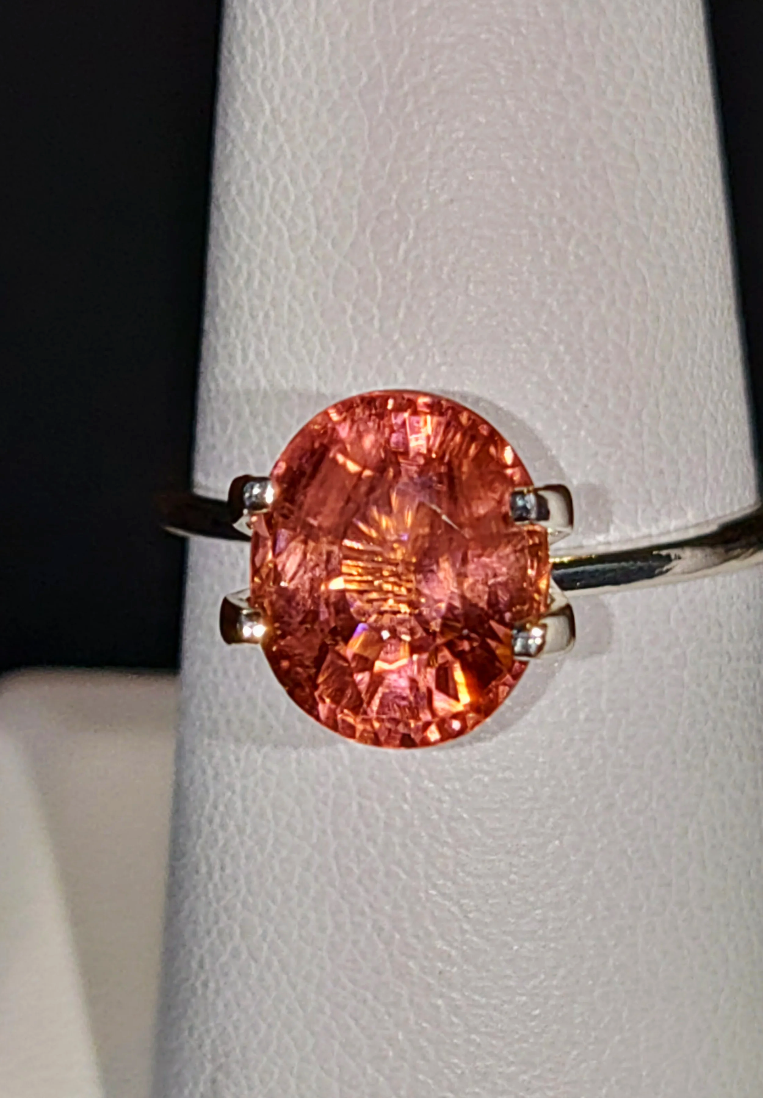 Genuine Pink Orange Purple Titanium Tourmaline 3.26ct from TheCoveAtFoxHollow.com