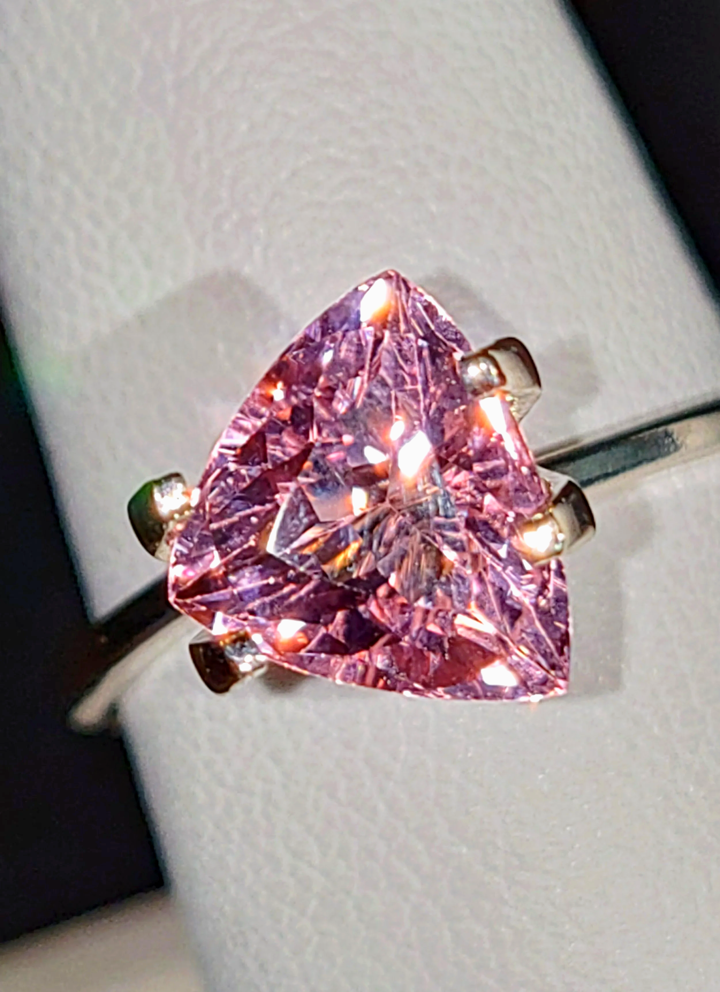 GIA Certified Genuine Neon Pink Titanium Tourmaline 2.14ct from TheCoveAtFoxHollow.com