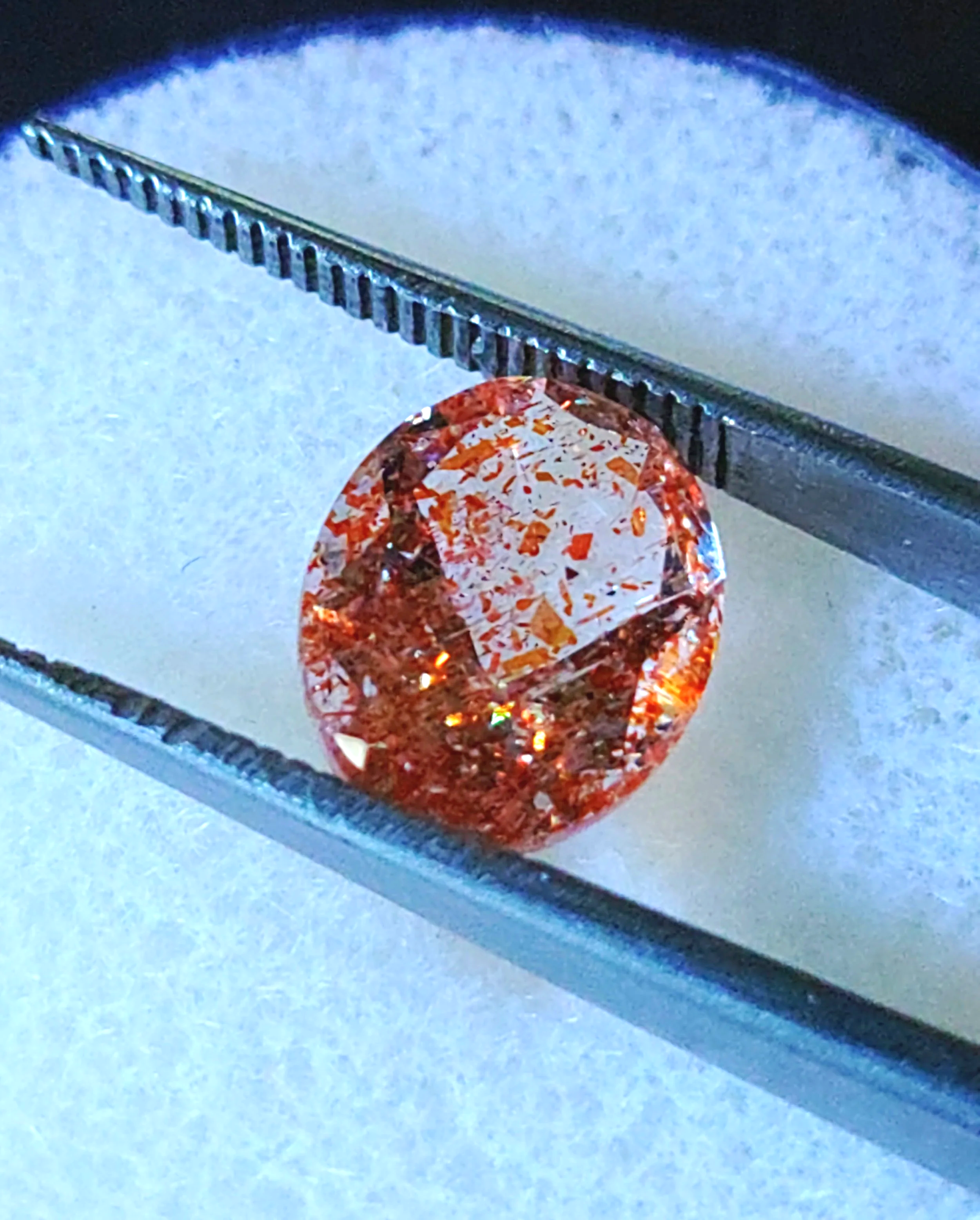Genuine Tanzanian Sunstone 2.56ct from TheCoveAtFoxHollow.com