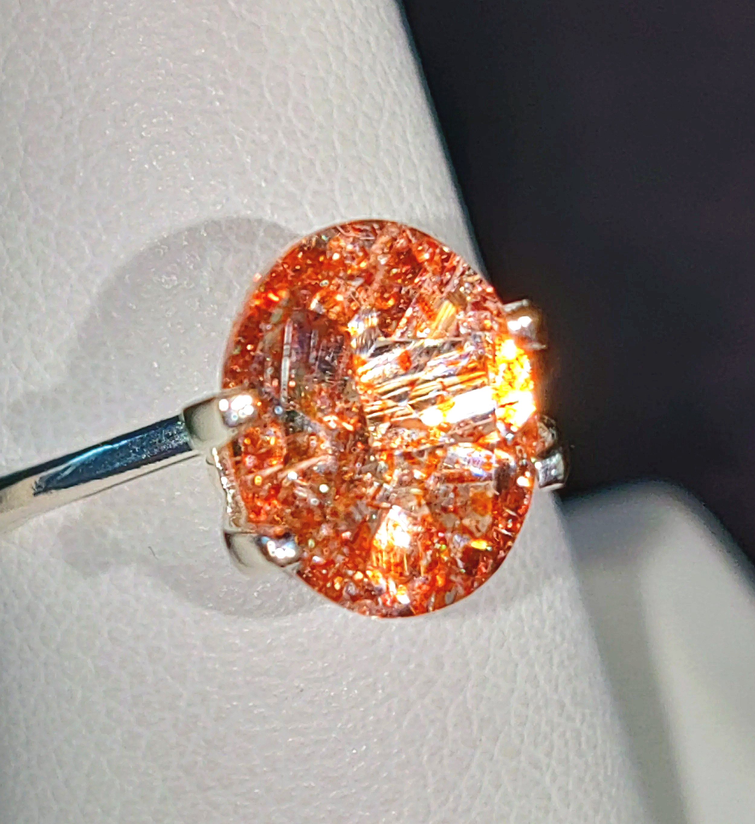 Genuine Tanzanian Sunstone 2.56ct from TheCoveAtFoxHollow.com