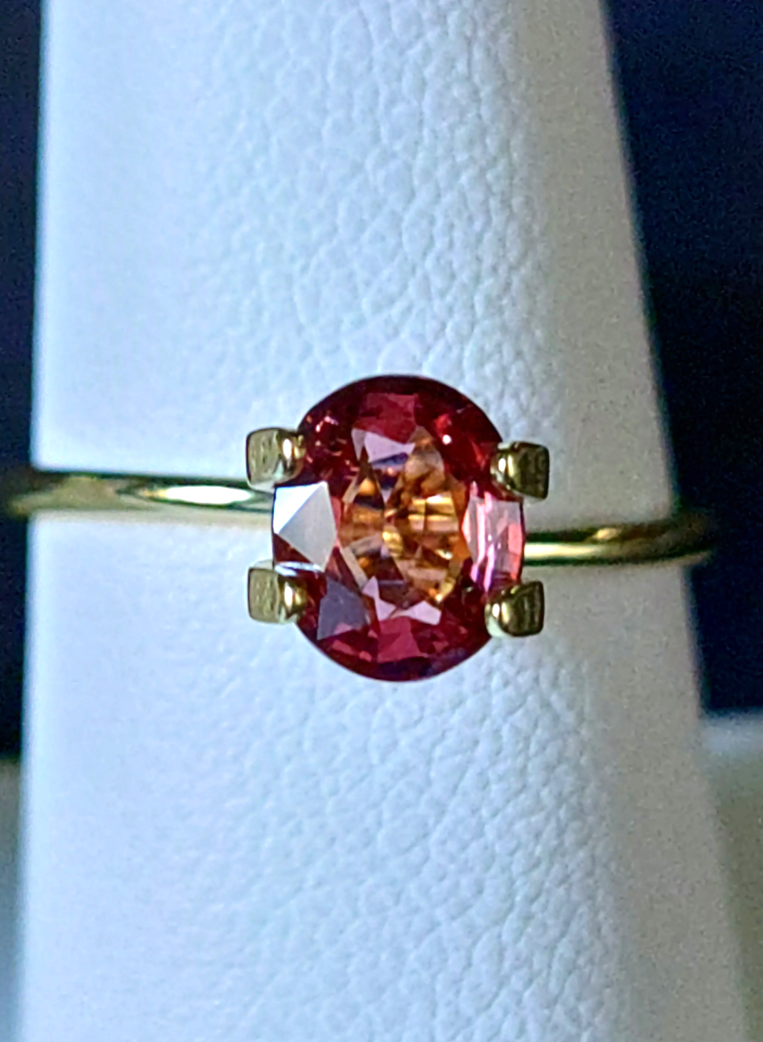 Genuine Red Zircon .95ct from TheCoveAtFoxHollow.com