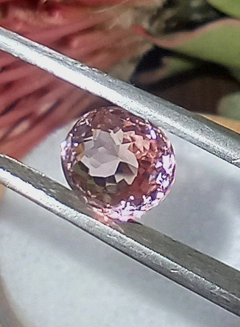 Genuine Pink Orange Padparadscha Congolese Tourmaline 1.43ct from thecoveatfoxhollow.com
