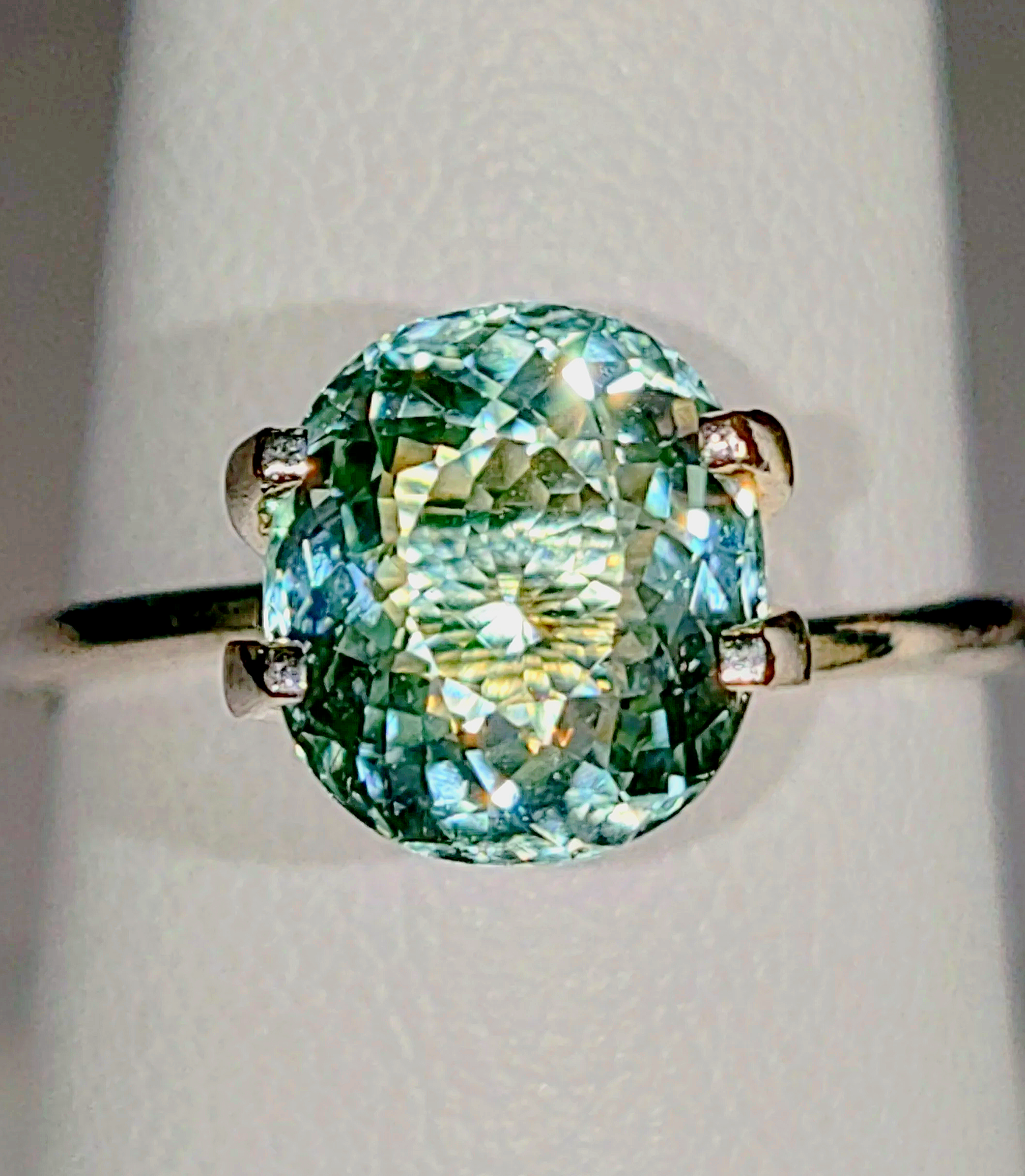 Genuine Neon Aqua Blue Titanium Tourmaline 2.94ct - TheCoveAtFoxHollow.com