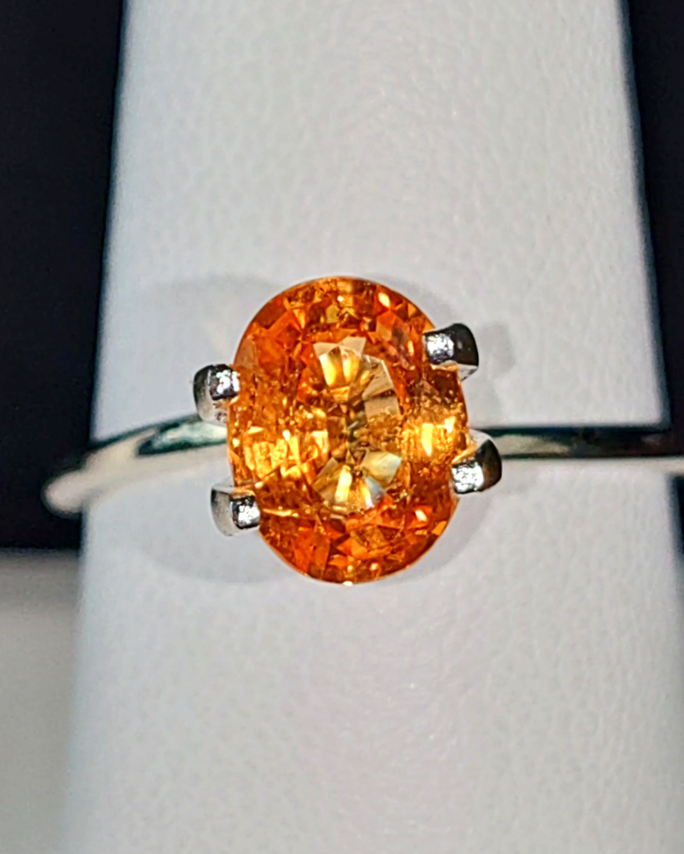 Genuine Mandarin Garnet 1.98ct from TheCoveAtFoxHollow.com