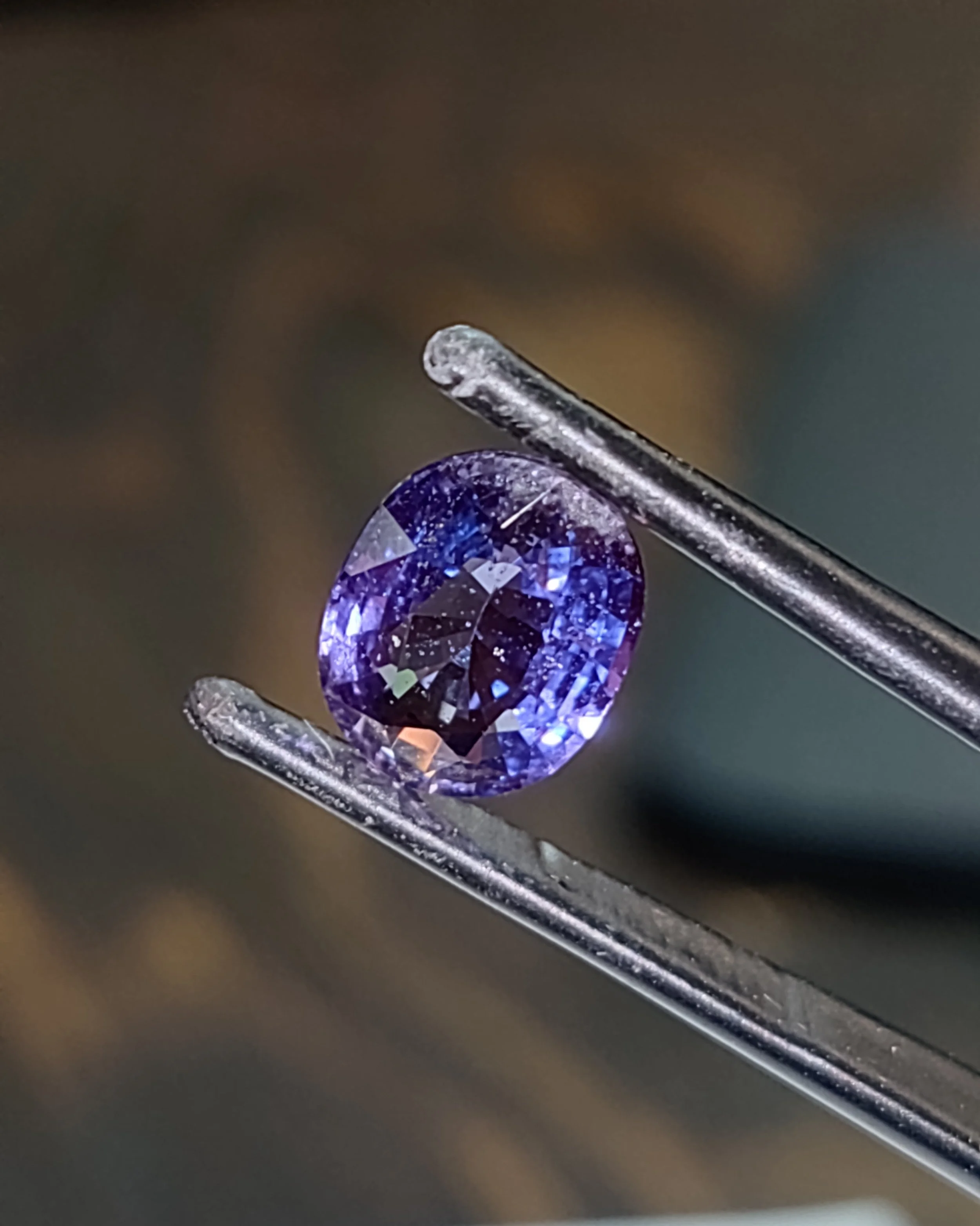 Genuine Ceylon Color Change Sapphire at 1.50ct from TheCoveAtFoxHollow.com