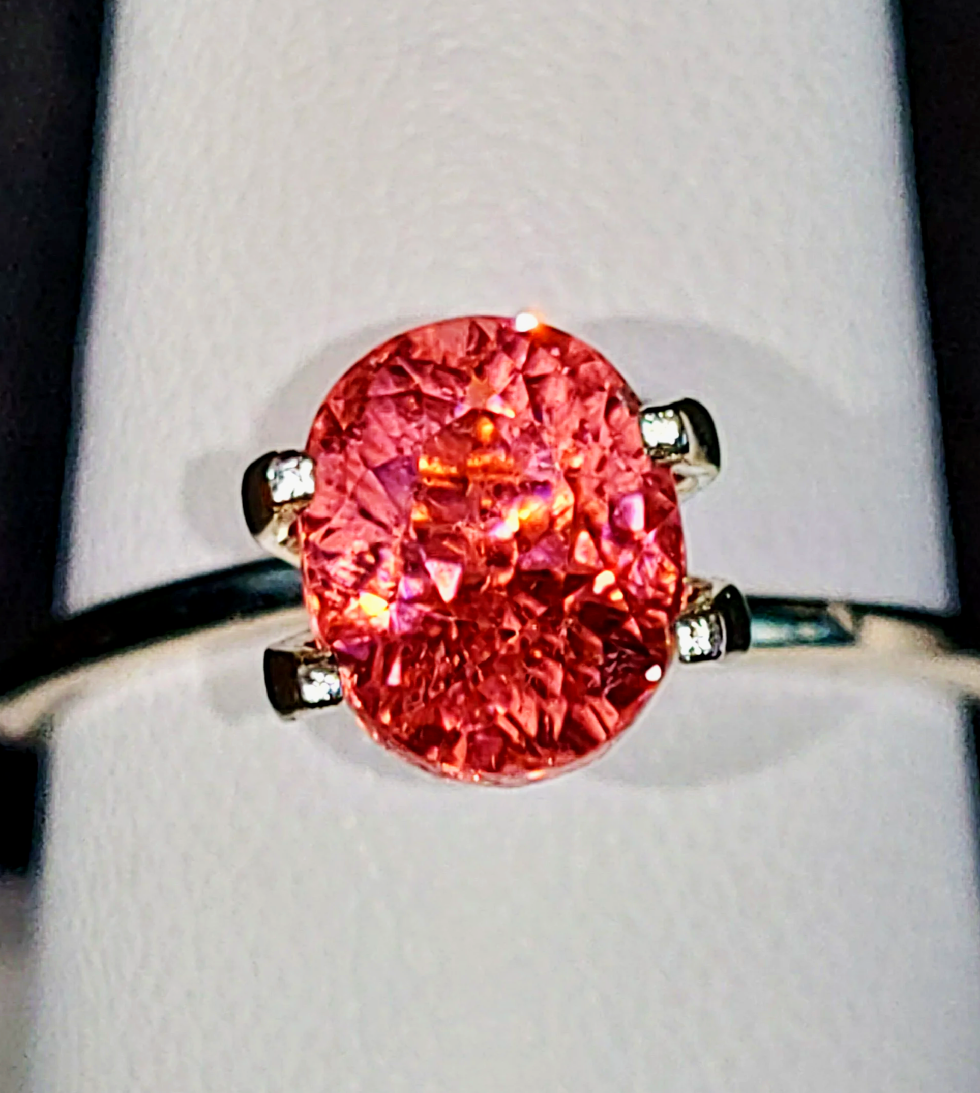 Genuine Neon Hot Pink Titanium Tourmaline 2.58ct TheCoveAtFoxHollow.com