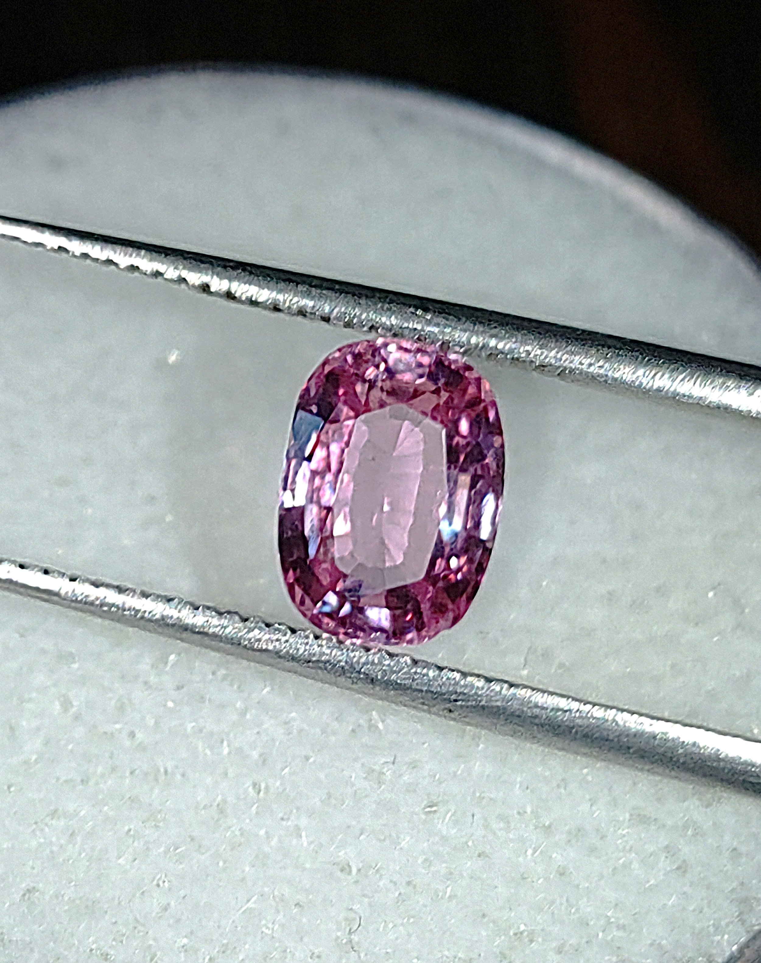 GIA Certified Pink Sapphire 1.16ct from TheCoveAtFoxHollow.com