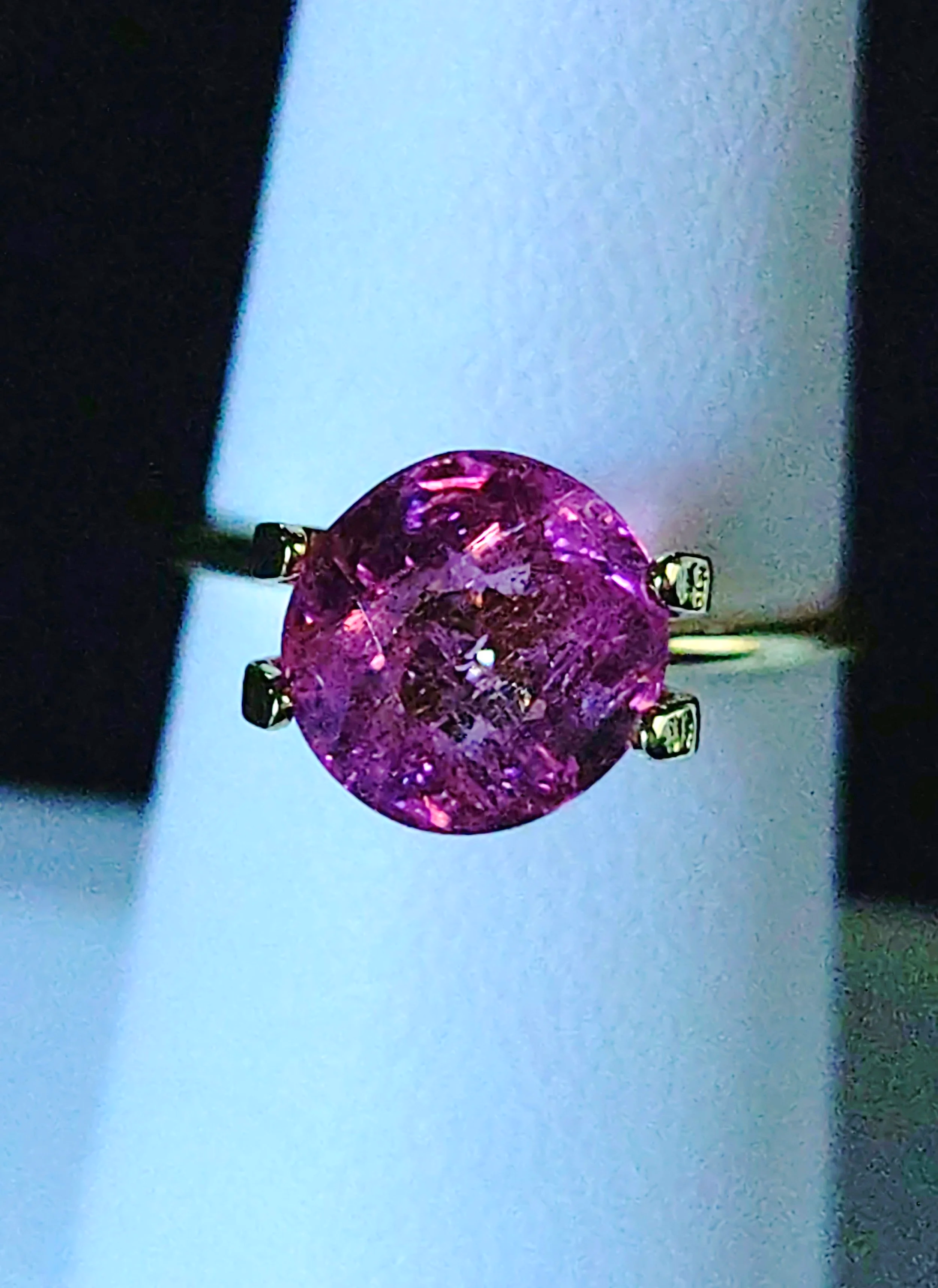 Genuine Neon Fuchsia Titanium Tourmaline 2.53ct from TheCoveAtFoxHollow.com