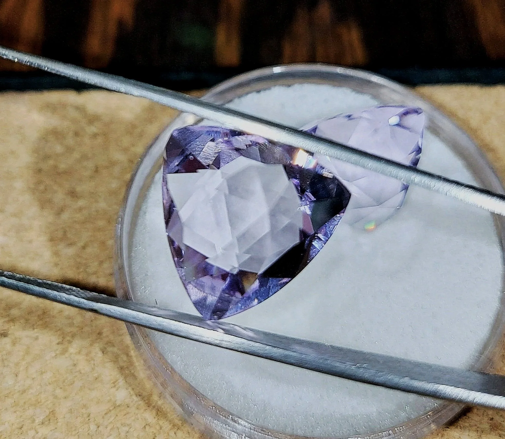 Genuine Brazilian Rose Amethyst pair at 28.17tcw from TheCoveAtFoxHollow.com