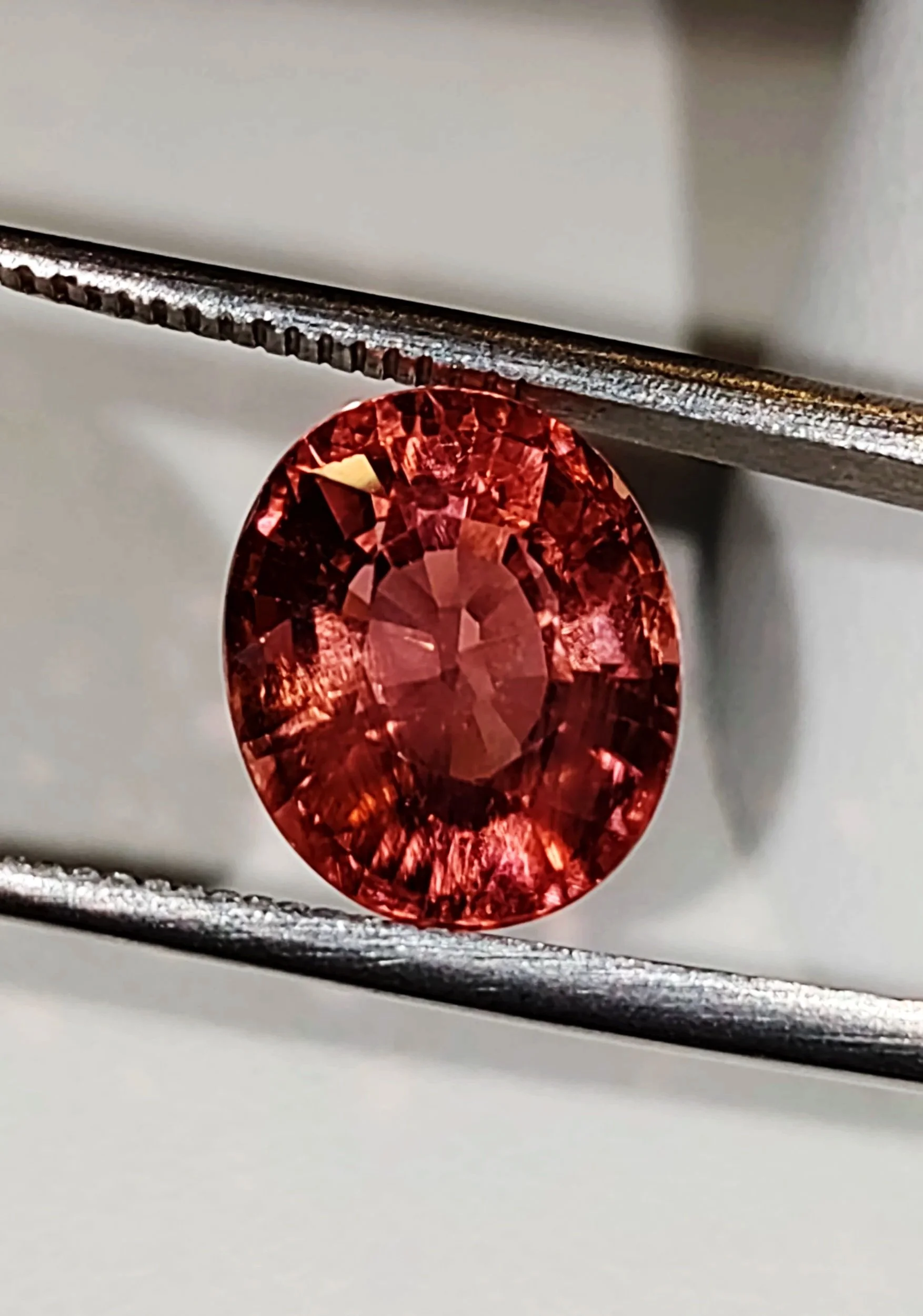 Genuine Neon Pink Orange Purple Titanium Tourmaline 3.26ct from TheCoveAtFoxHollow.com