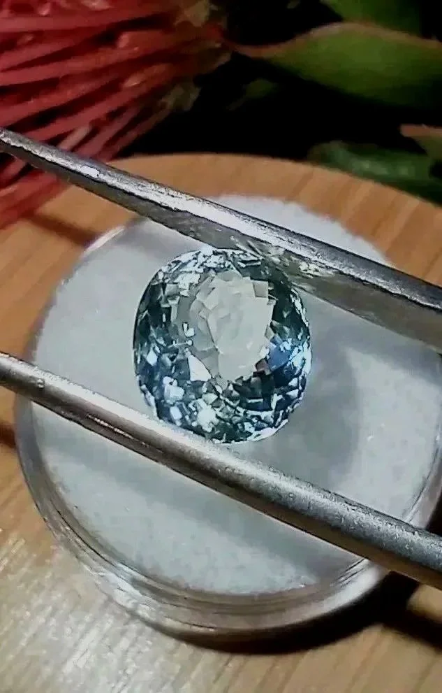 Neon Aqua Blue Titanium Tourmaline 2.94ct