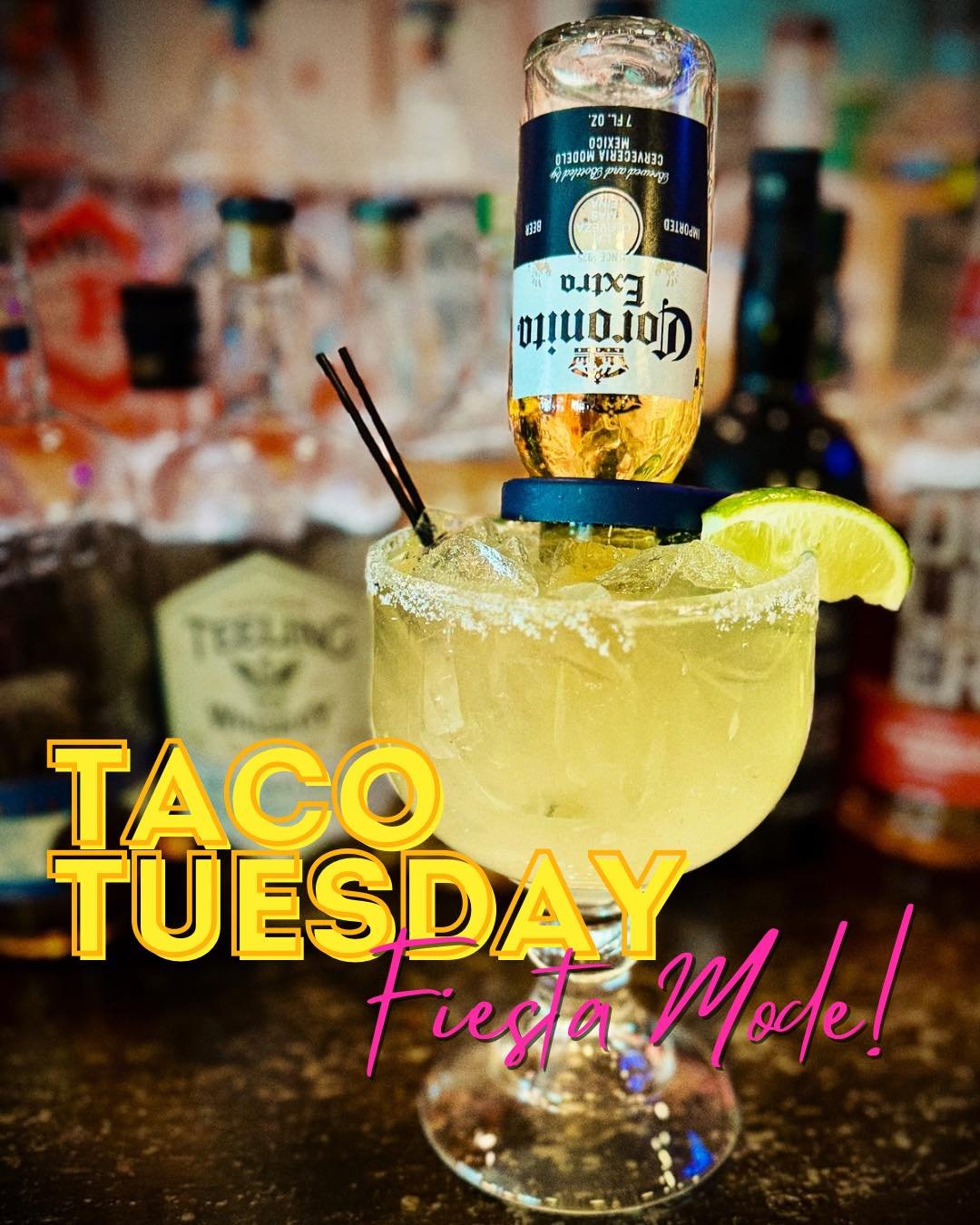 Taco Tuesday: Fiesta Mode!
We’re doing it again…
Tacos. Churros. MARGARONAS. Sunshine.☀️
The patio’s open, the margs are massive, and the fiesta menu is back for one last round!
Show up hungry, everything is sooo good!!