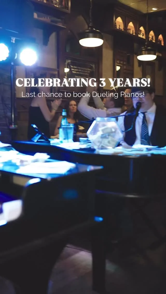 Last Call...Seats Still Available!
We’ve only a few spots left for Dueling Pianos tomorrow night for our 3 Year Anniversary!
Reserve now through the link in our bio!
Need help booking? Email us at events@saintsandscholars.com.