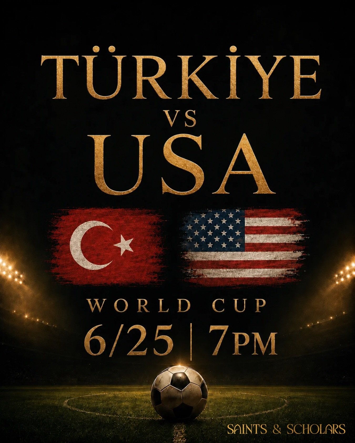 Match will be on our big screen! Join us!