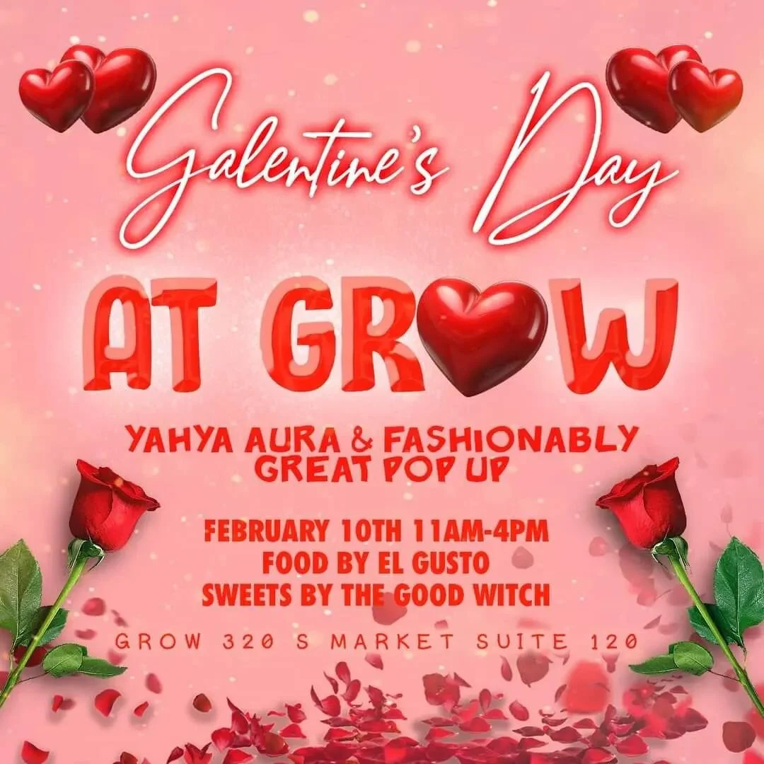 Who will we see on Saturday at GROW? This is a Galentine's Day event you do not want to miss! 😘🍾🍪