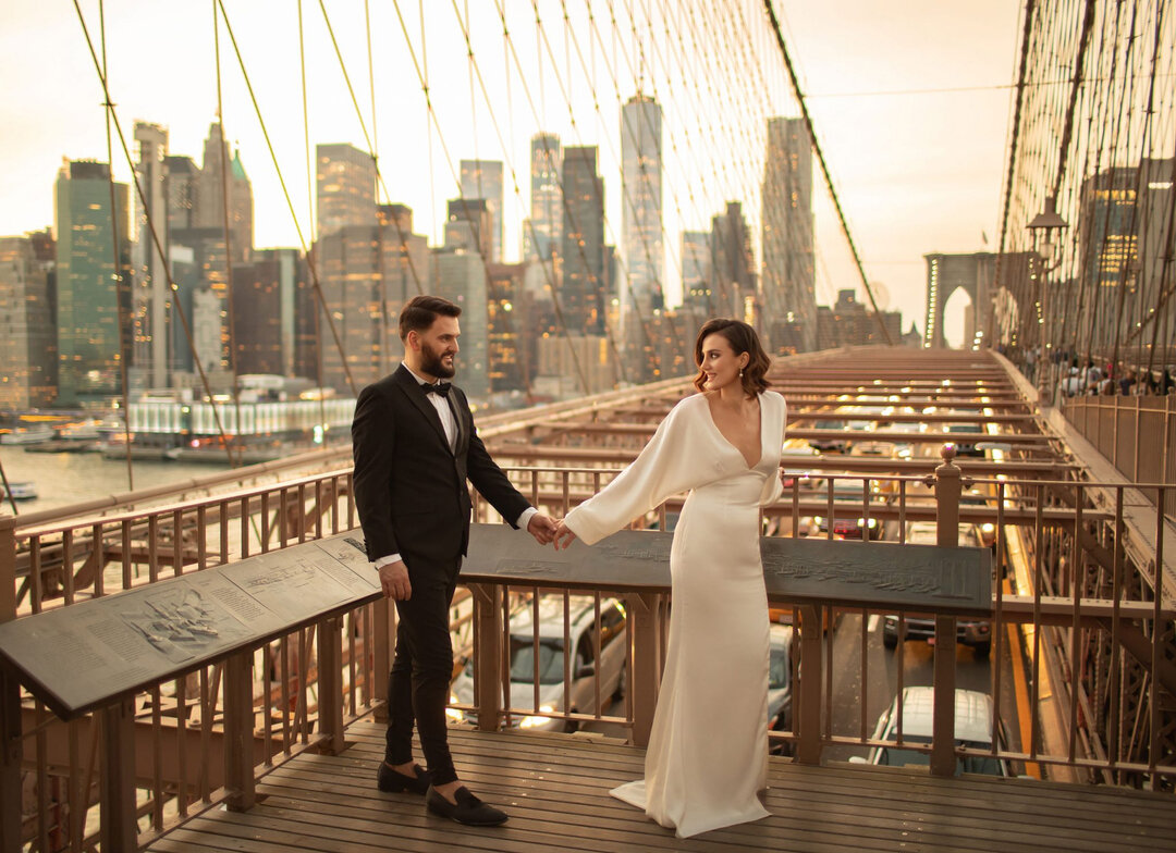 Brooklyn Bridge Wedding Photoshoot