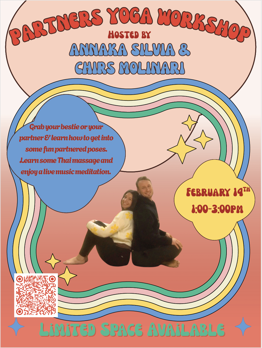 Valentine's Day Partner Yoga Class