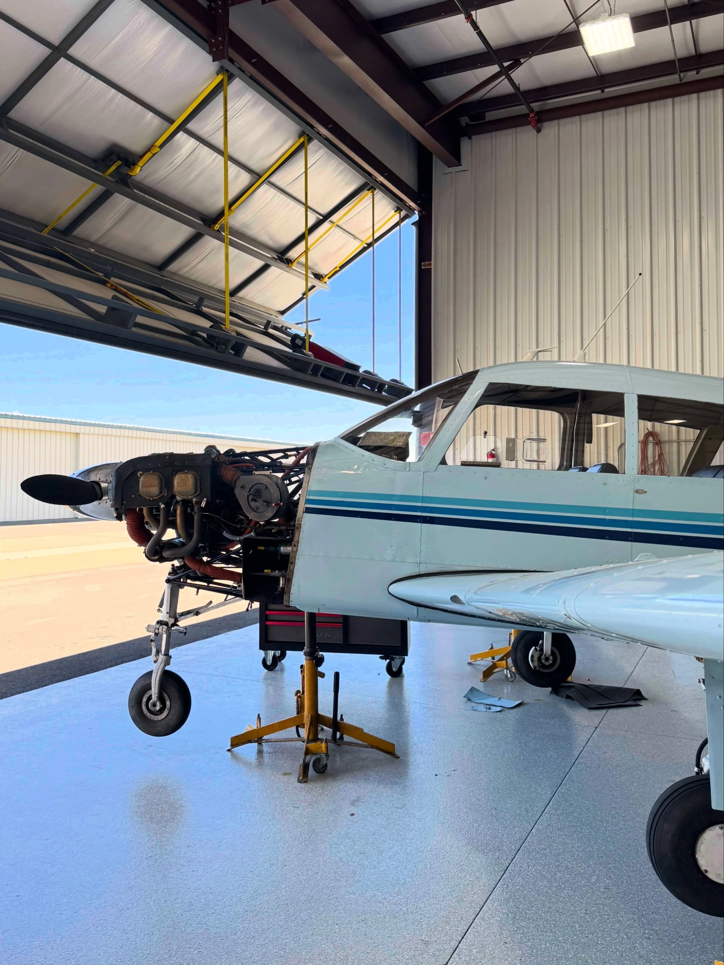 Is your aircraft due for its next inspection? Mach 5 Aviation offers annuals, 100hr., pre-buy inspections and more. Get 10% off inspection labor through the end of October. Reach out to get on the schedule! 
📞 (530) 889-2000

#aircraftmaintenance #m