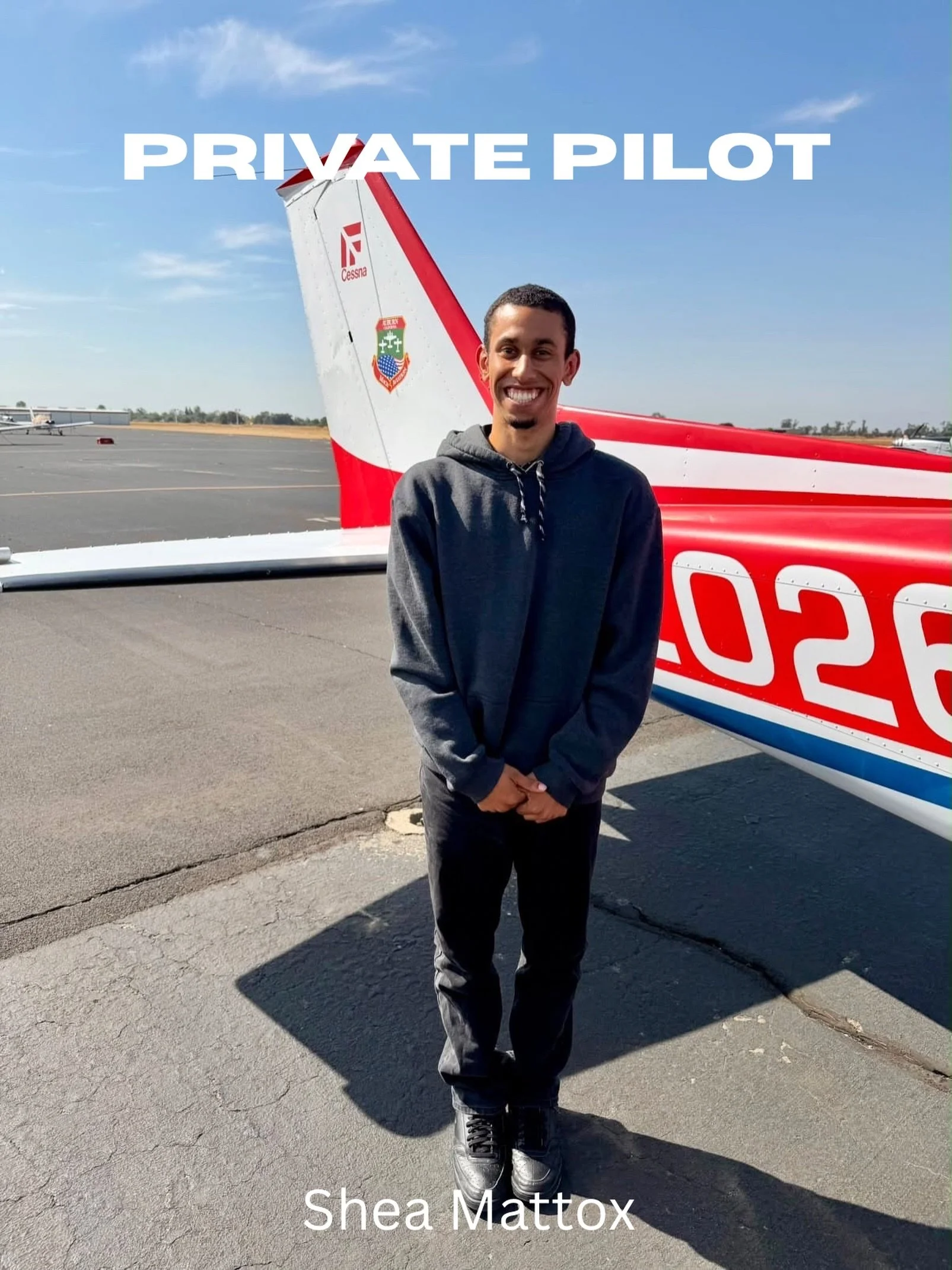 Congratulations Shea on passing your Private Pilot Checkride! What a huge accomplishment, we are so proud of you🚀

#fly #pilot #california #learntofly #privatepilot