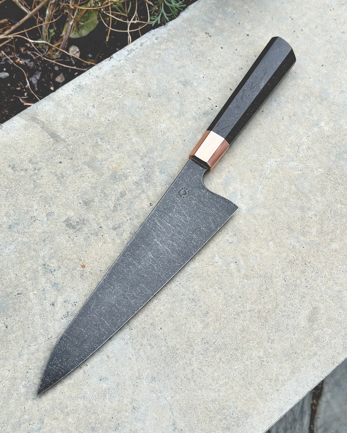 One of seven that&rsquo;ll be available in the upcoming release. I&rsquo;m aiming for the first week of October 🎃 

.
.
.
.
#chefknives #truecooks #chefstalk #cheflife #cutlery #culinary #kitchenknife #customknife #gyuto #cooking #chefknife #hamon #