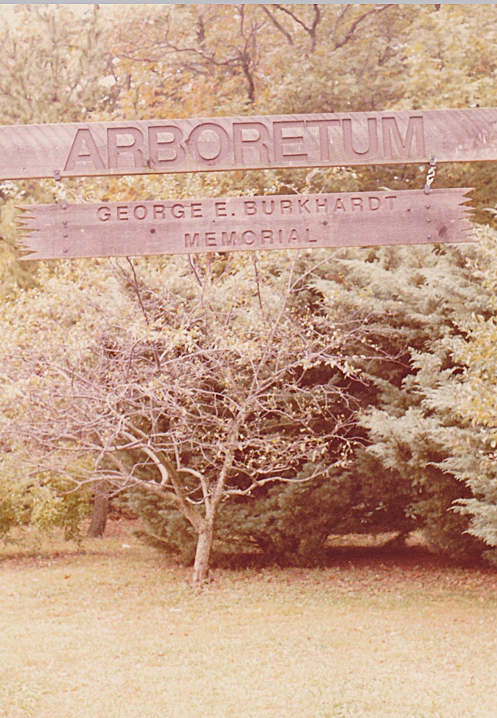 1970s - Arboretum - George E. Burkhardt Memorial
