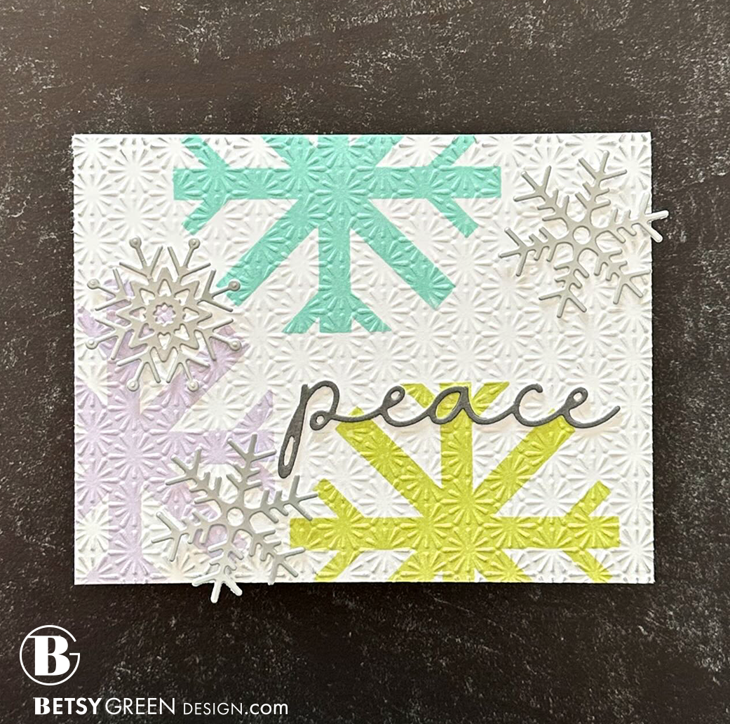 Two Takes on Winter with Block Printing Stamps