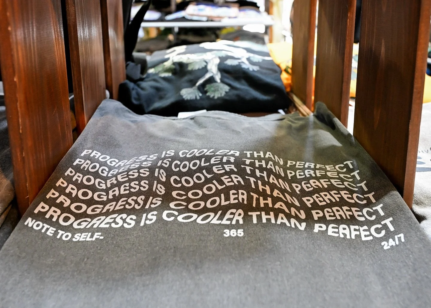 I saw this shirt in Japan - unfortunately could not find one to fit me! I had to take a picture of it because it resonates with me. 

A true perfectionist, over thinker and sufferer of imposter syndrome, I get very frustrated when I can not do someth