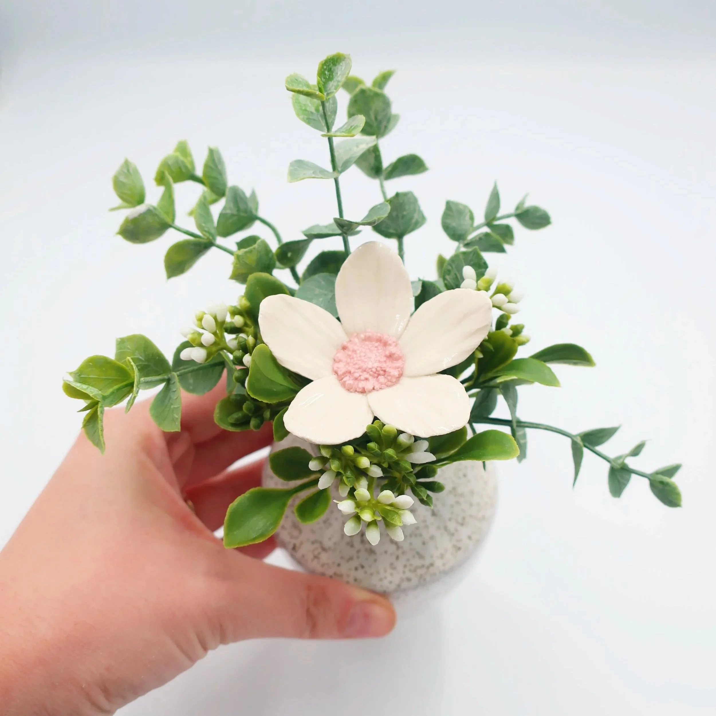 White & Pink Flower Arrangement